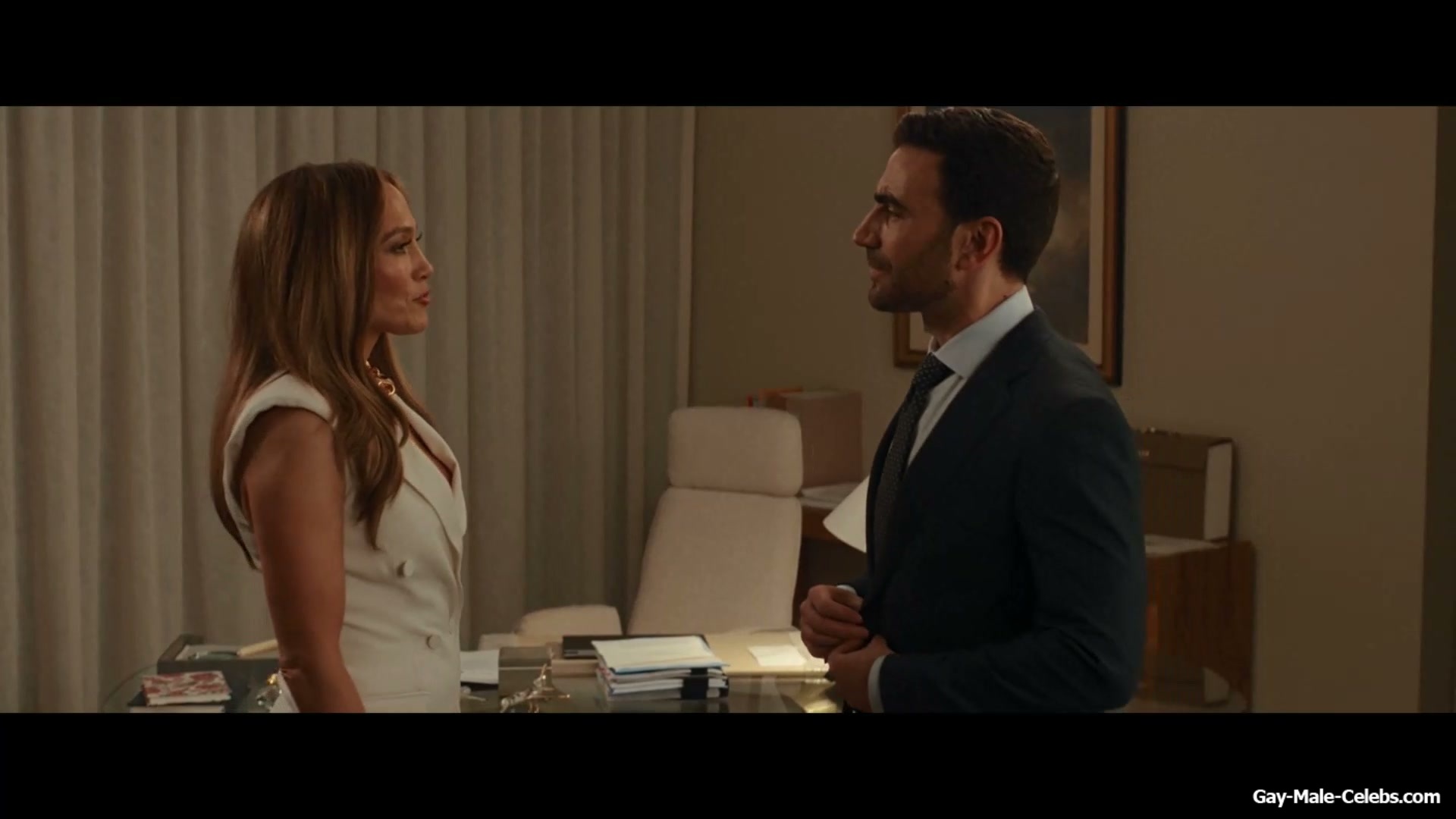 Brett Goldstein Shirtless And Erect Cock Scenes in Office Romance