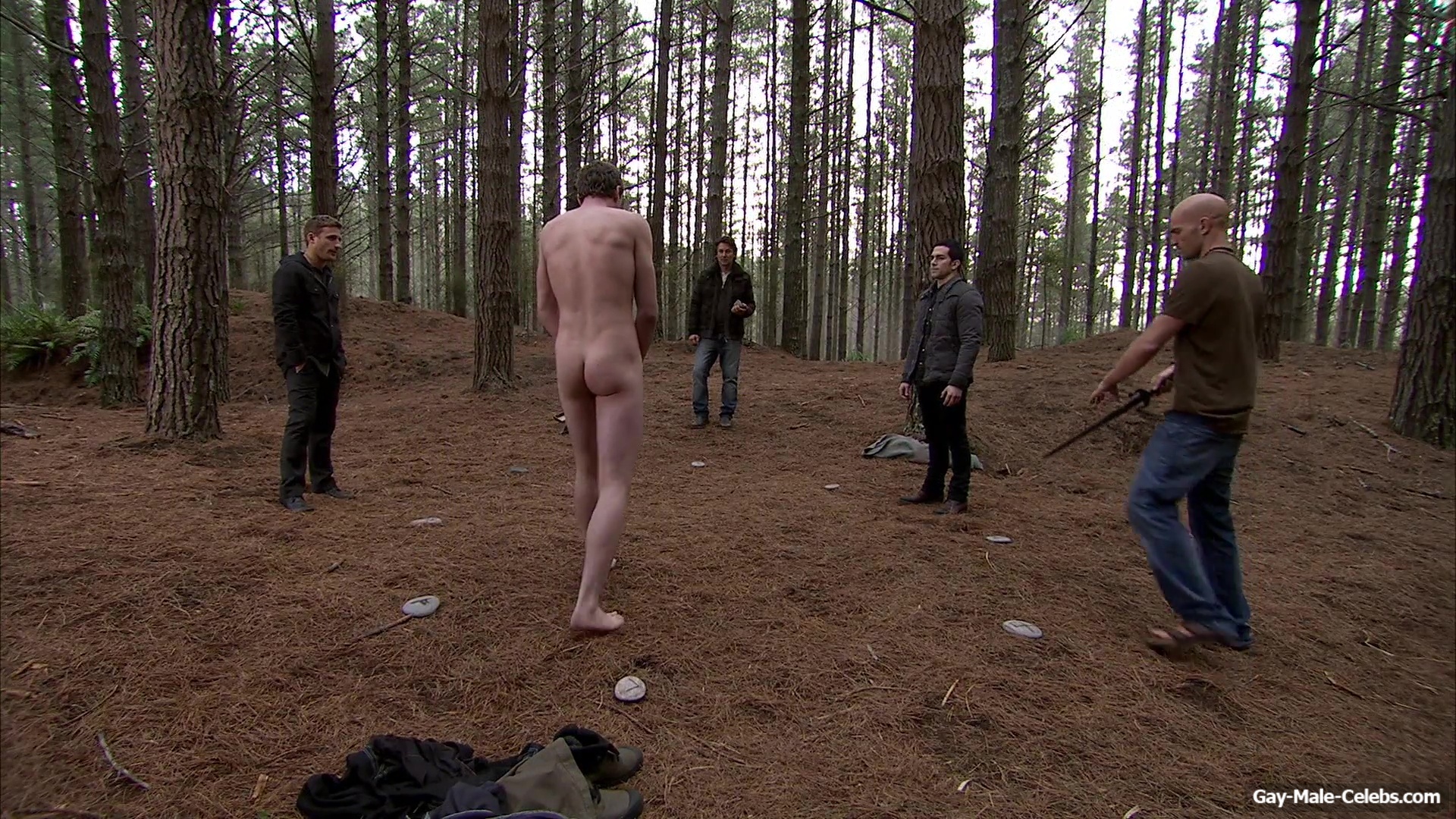 Emmett Skilton naked ass