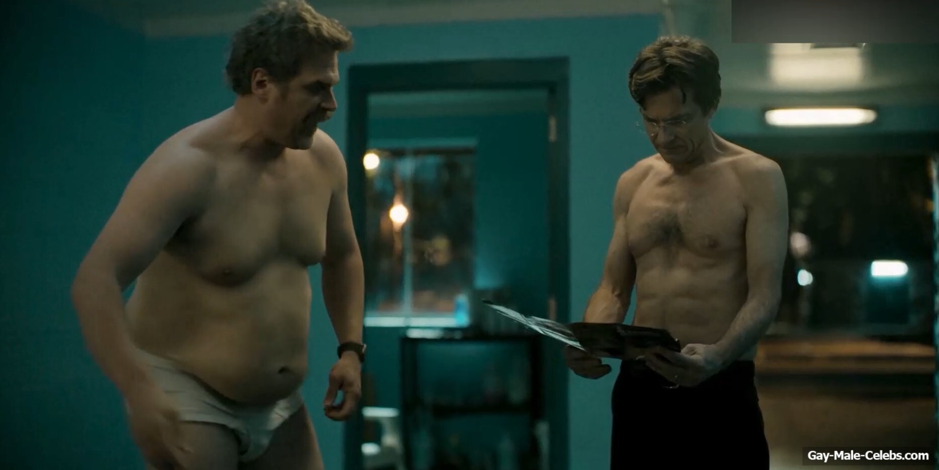Jason Bateman and David Harbour Underwear Scenes in Dtf St Louis
