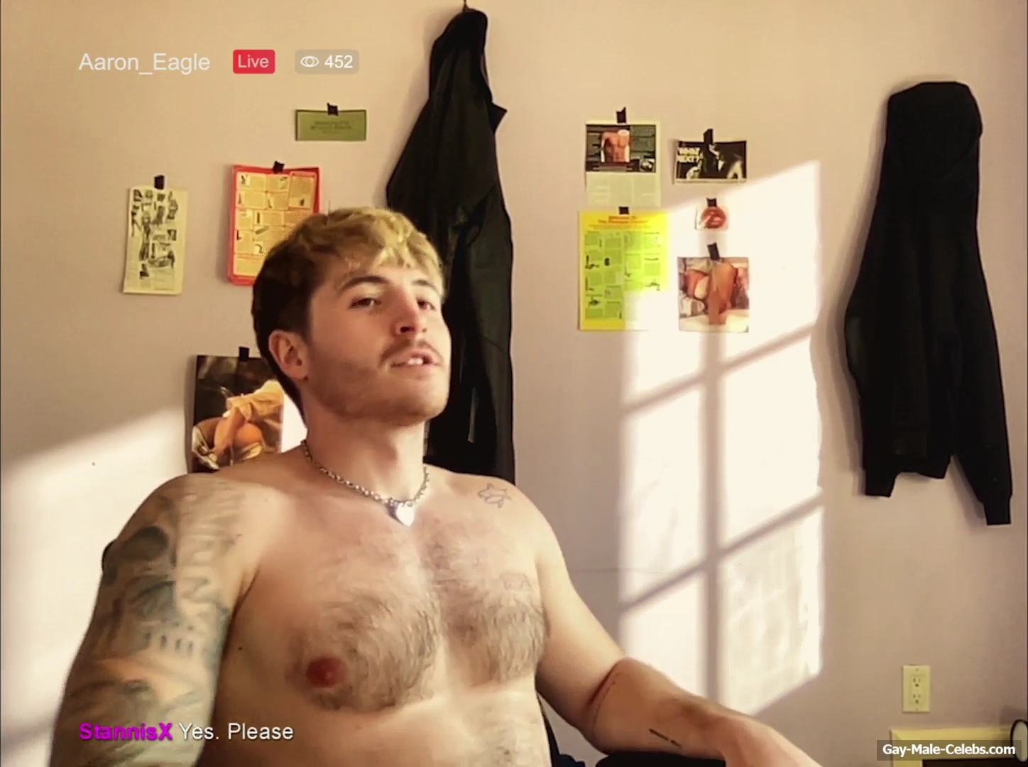 Kieron Moore Nude And Dick Bulge Scenes in Blue Film