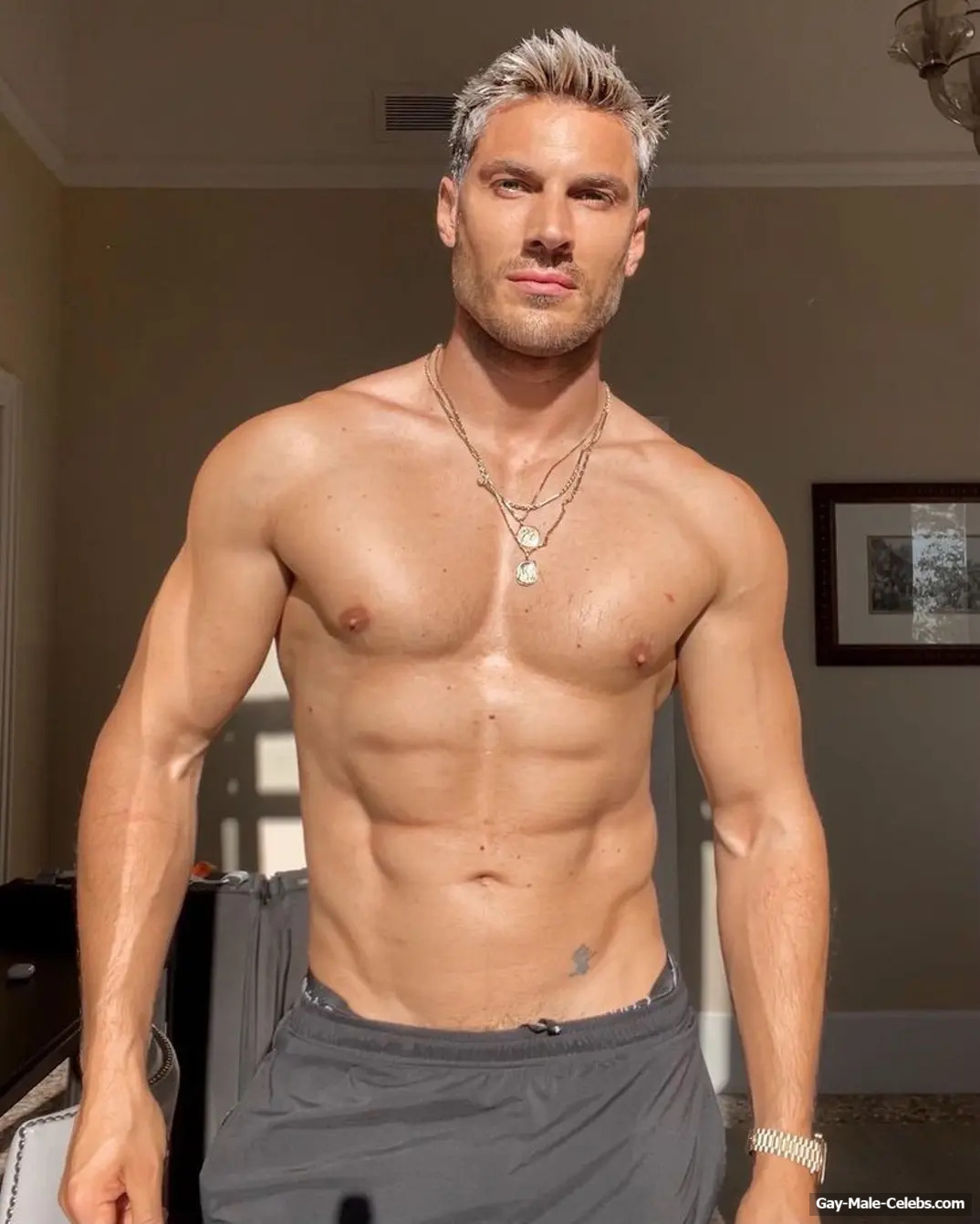 Chris Appleton shirtless and cock bulge photos