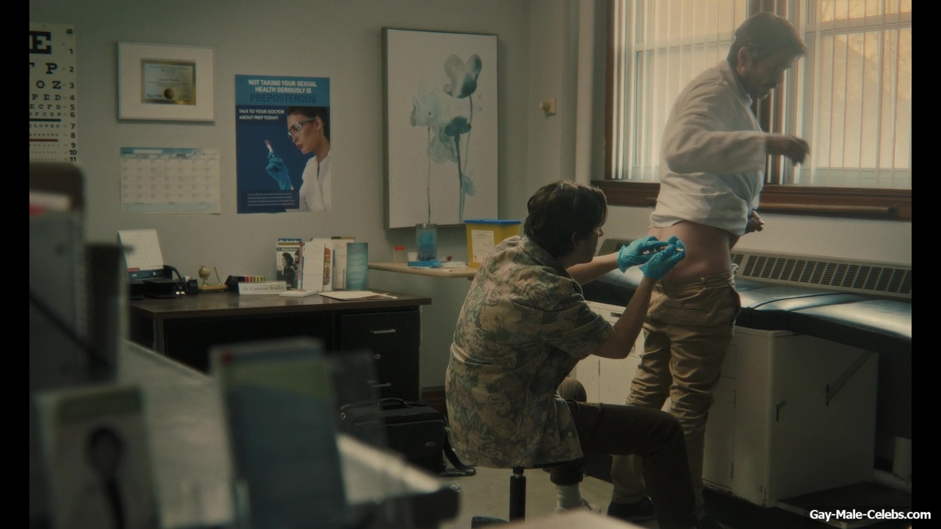 Christopher Jacot and Andy Reid Nude Ass Scenes in Testing
