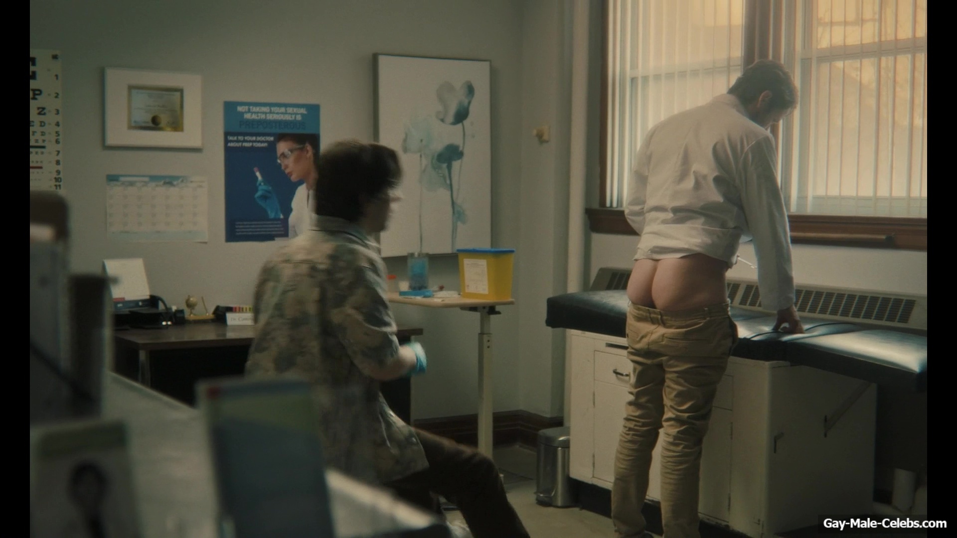 Christopher Jacot and Andy Reid Nude Ass Scenes in Testing