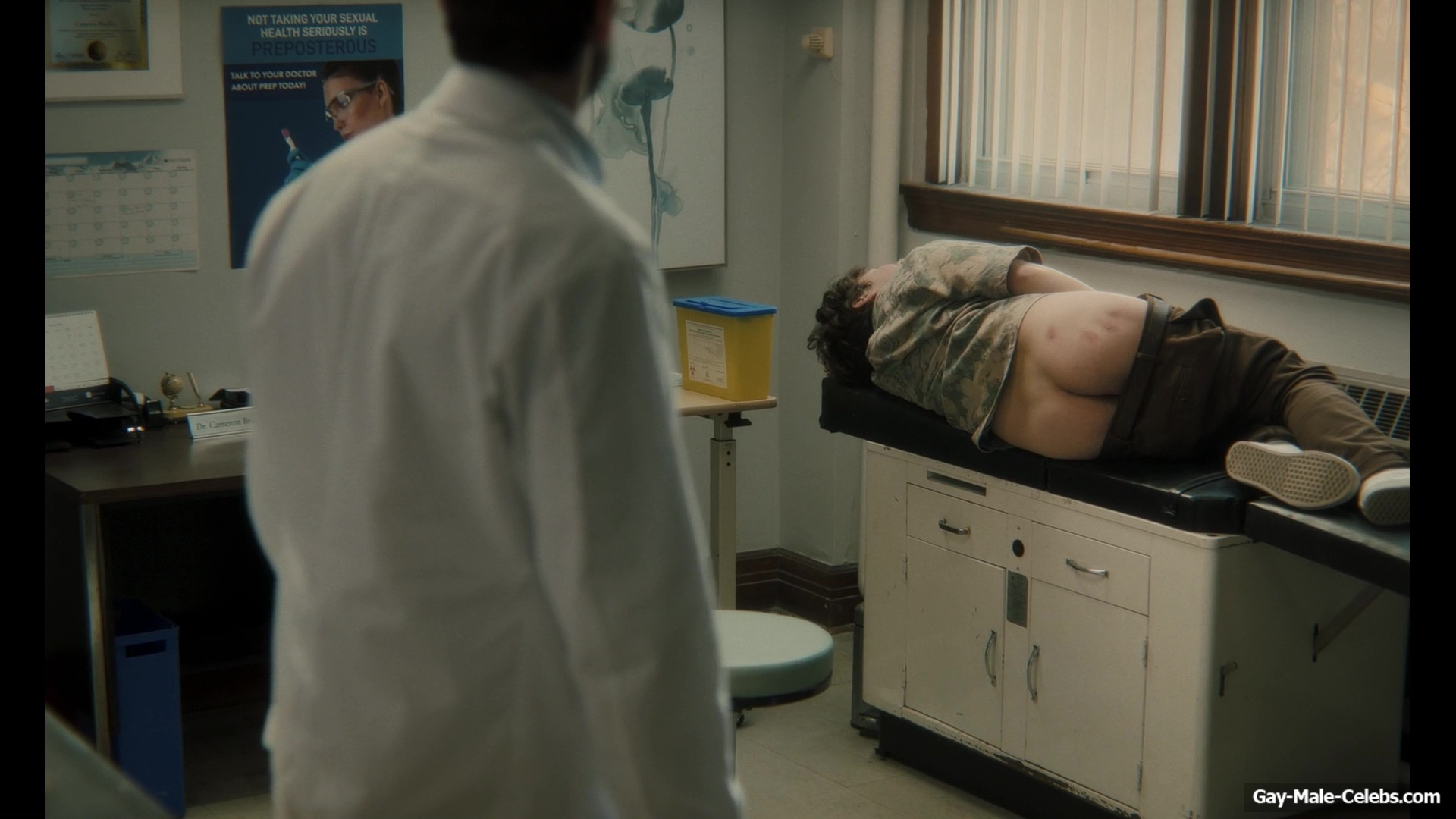 Christopher Jacot and Andy Reid Nude Ass Scenes in Testing