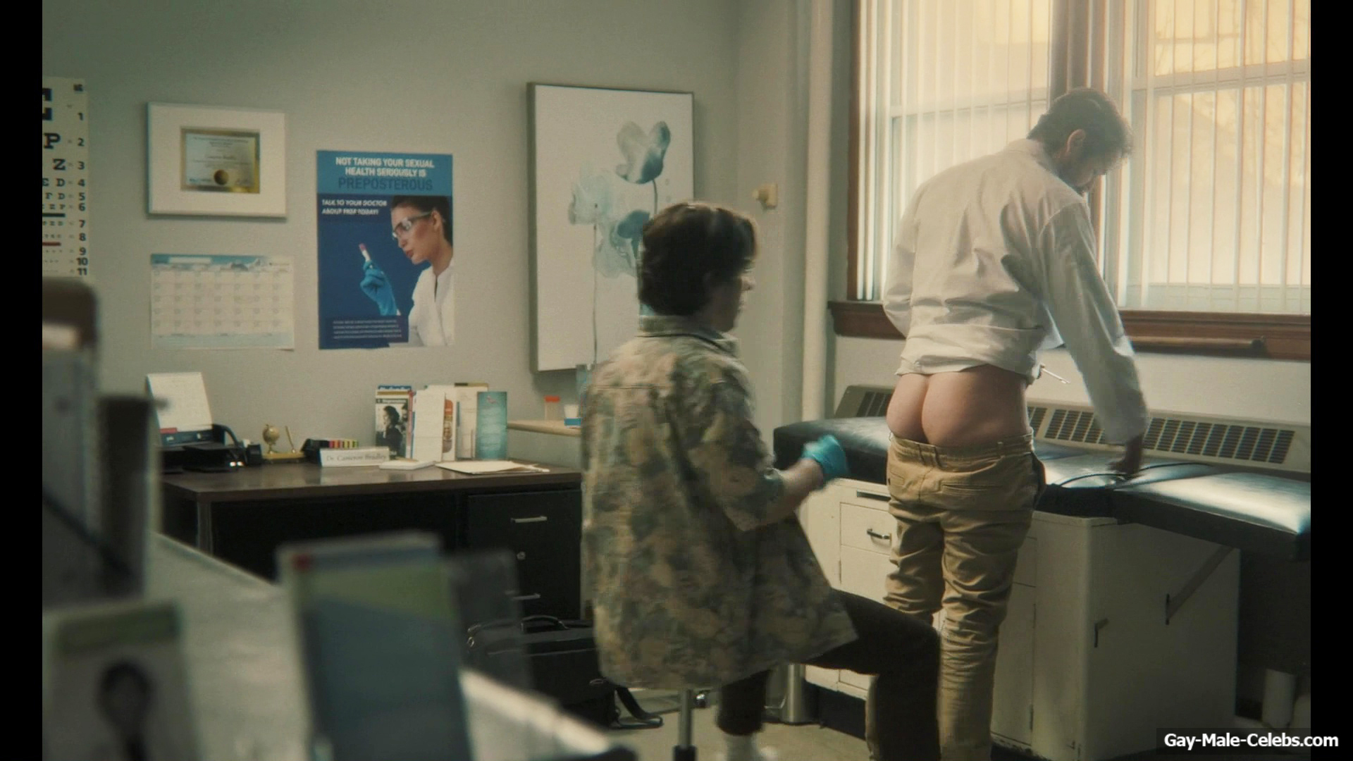 Christopher Jacot and Andy Reid Nude Ass Scenes in Testing