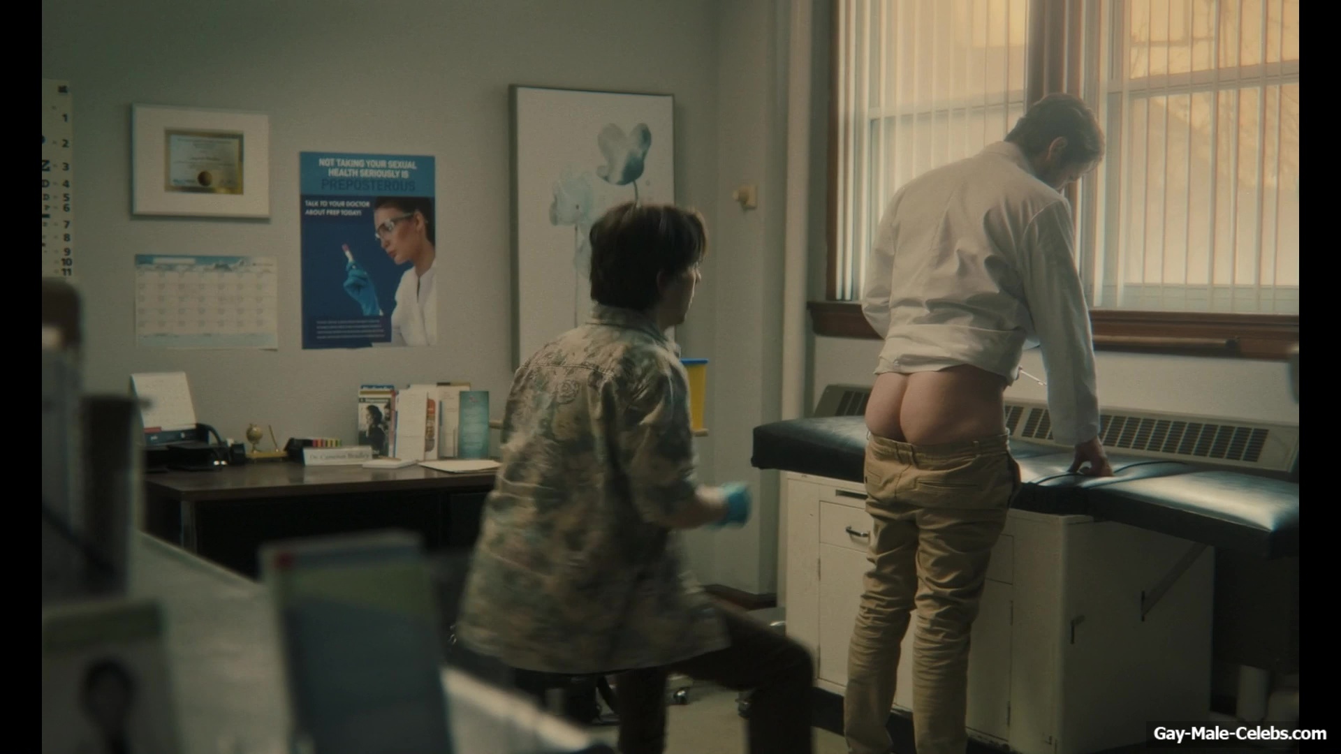 Christopher Jacot and Andy Reid Nude Ass Scenes in Testing