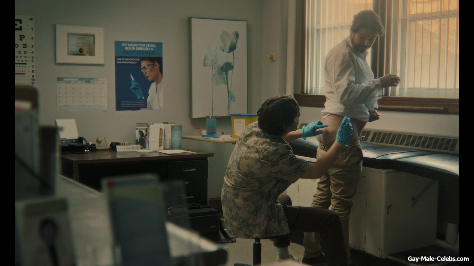 Christopher Jacot and Andy Reid Nude Ass Scenes in Testing