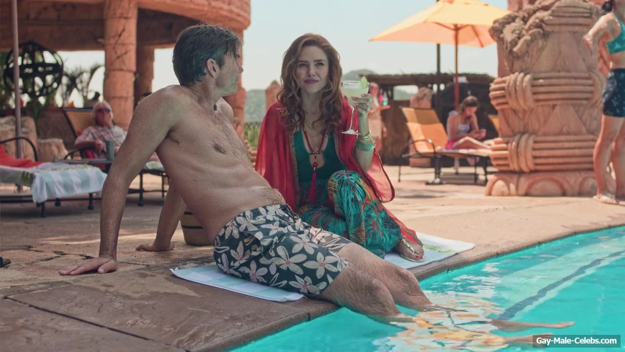 Jerry OConnell Tim Rozon and Chris van Rensburg Shirtless And Cock Bulge Scenes in Summers Last Resort