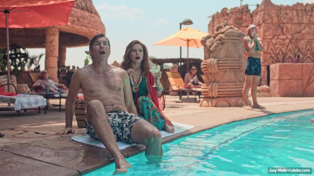Jerry OConnell Tim Rozon and Chris van Rensburg Shirtless And Cock Bulge Scenes in Summers Last Resort