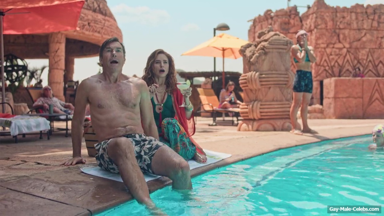 Jerry OConnell Tim Rozon and Chris van Rensburg Shirtless And Cock Bulge Scenes in Summers Last Resort