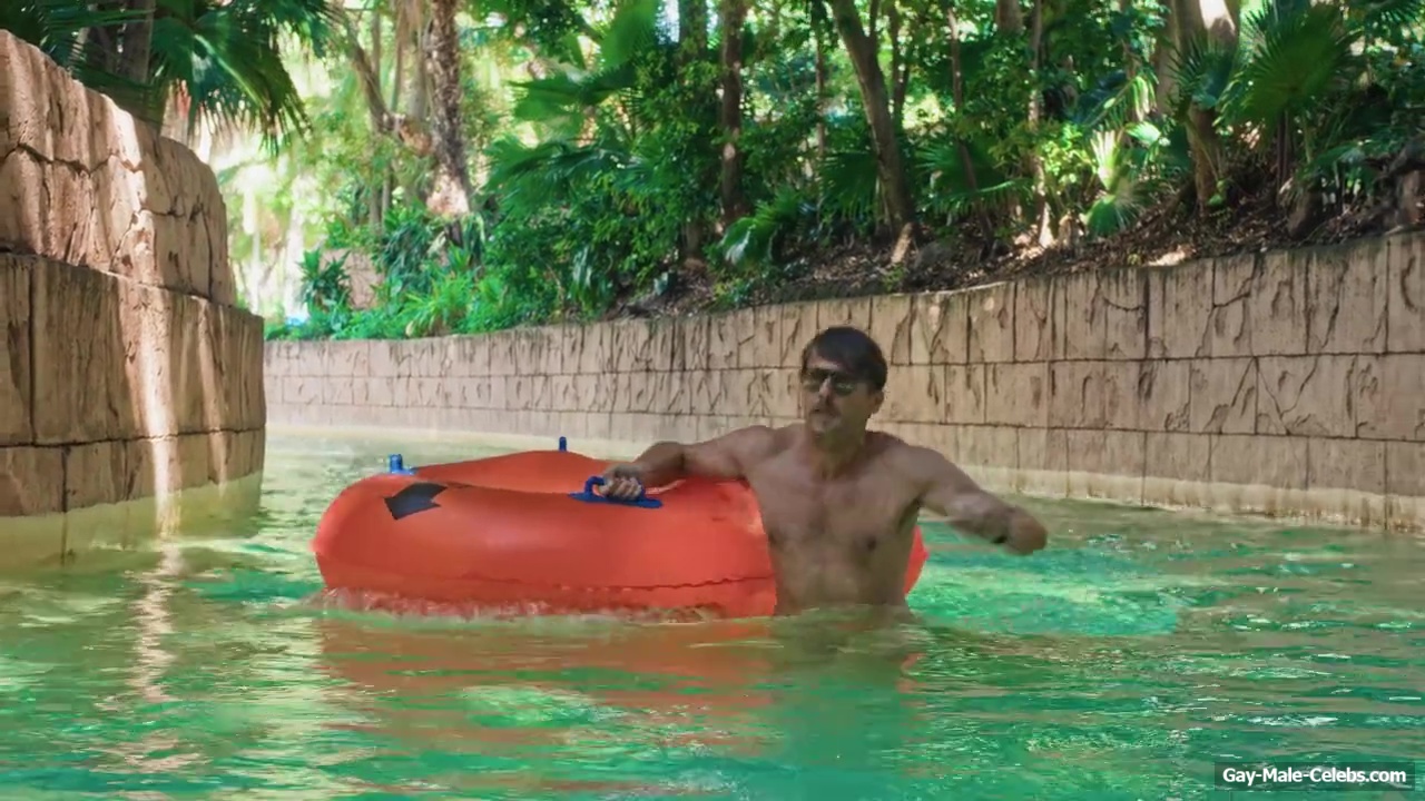 Jerry OConnell Tim Rozon and Chris van Rensburg Shirtless And Cock Bulge Scenes in Summers Last Resort