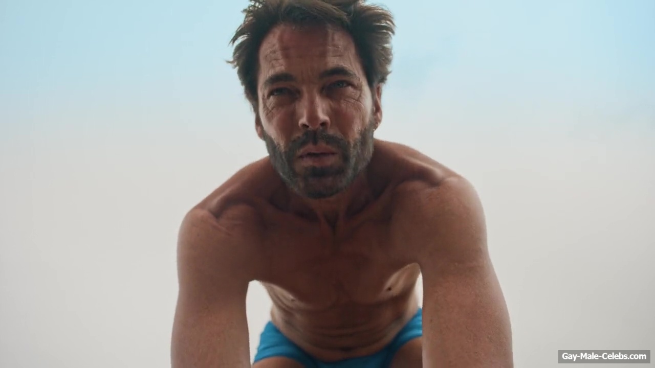 Jerry OConnell Tim Rozon and Chris van Rensburg Shirtless And Cock Bulge Scenes in Summers Last Resort