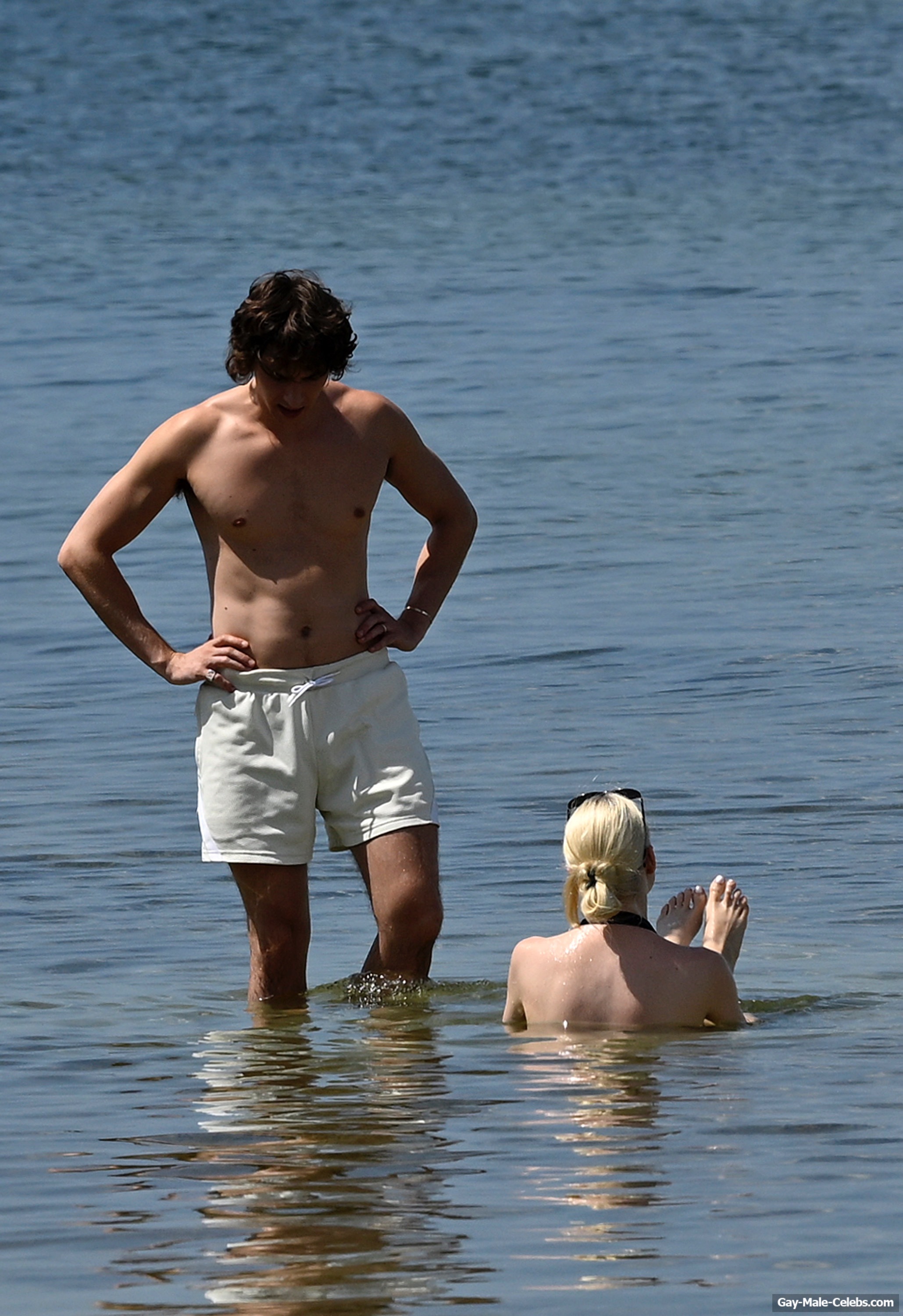 Malcolm McRae Shirtless And Sexy On A Beach