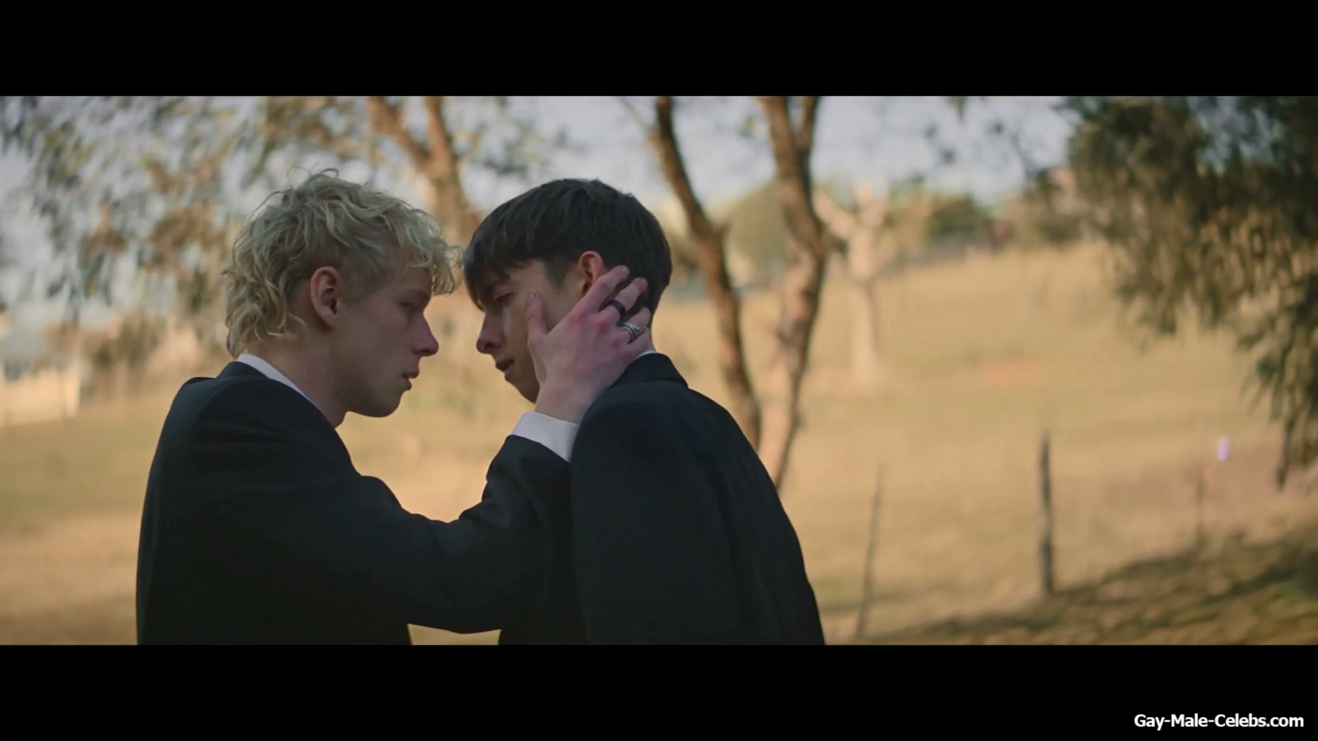 Stacy Clausen and Joe Bird Hot Gay Kiss in Leviticus