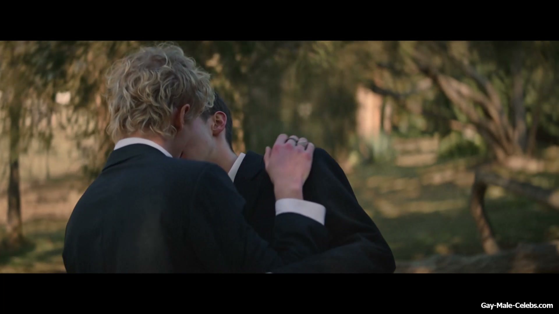 Stacy Clausen and Joe Bird Hot Gay Kiss in Leviticus