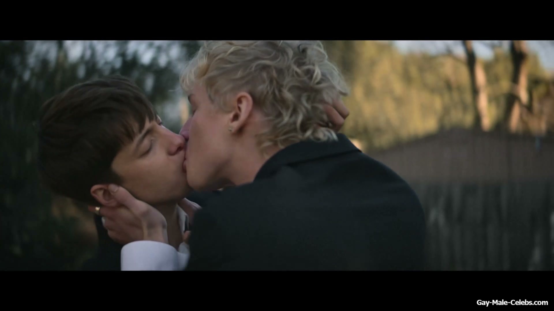 Stacy Clausen and Joe Bird Hot Gay Kiss in Leviticus
