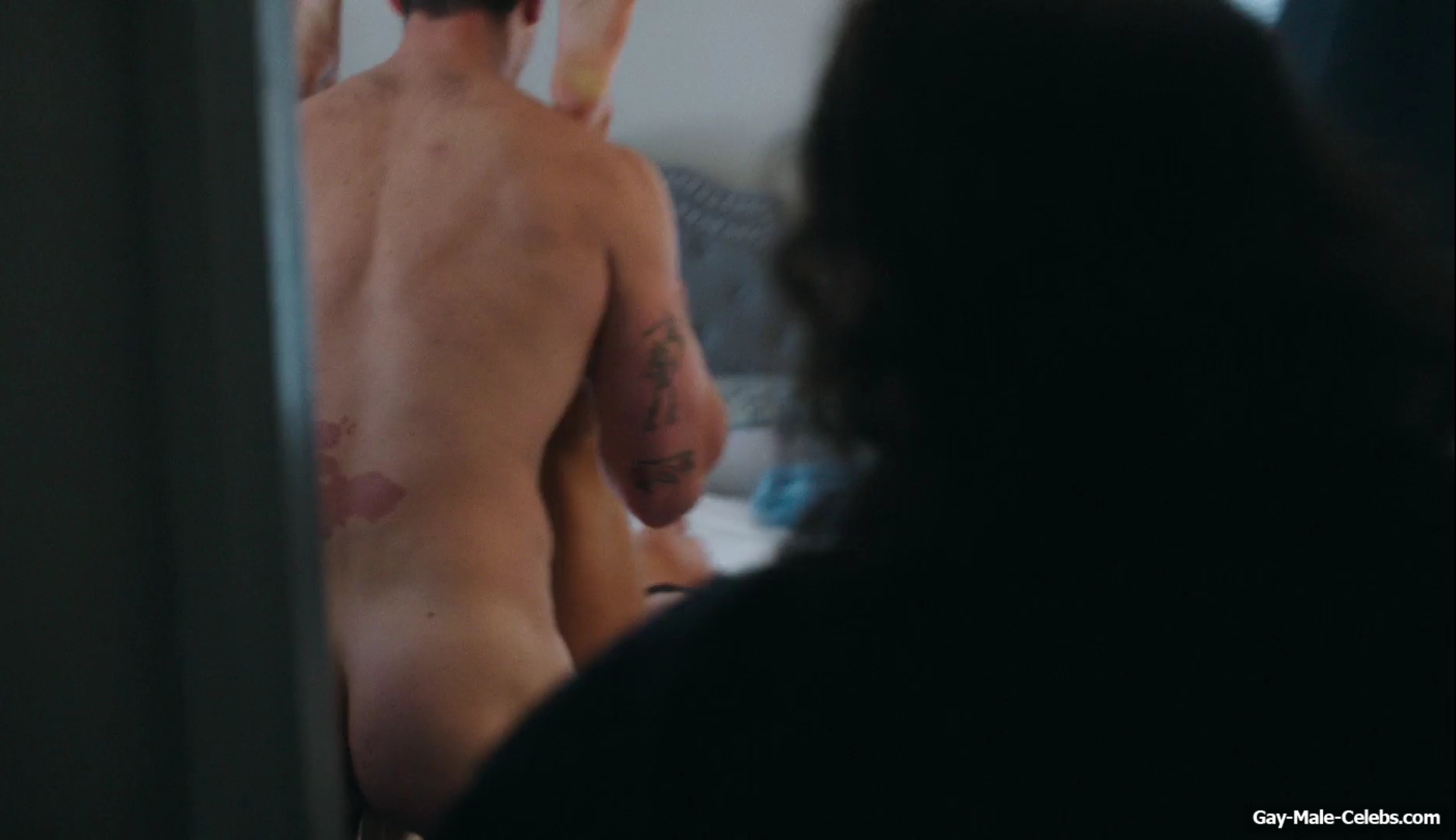 Evan Mulrooney Nude and Exposed His Muscle Ass in Tires