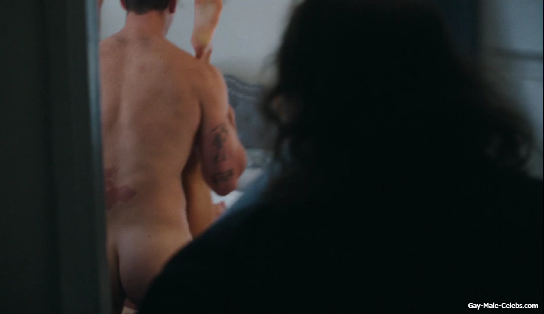 Evan Mulrooney Nude and Exposed His Muscle Ass in Tires