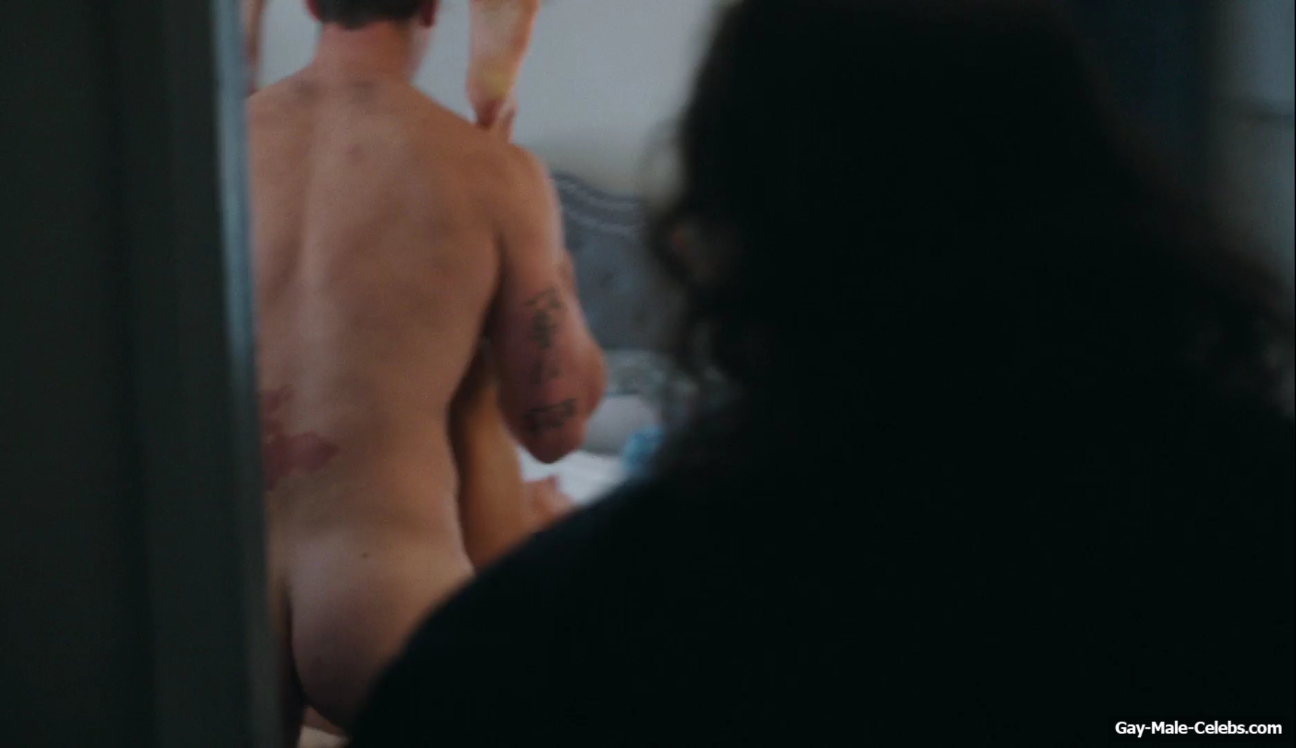 Evan Mulrooney Nude and Exposed His Muscle Ass in Tires