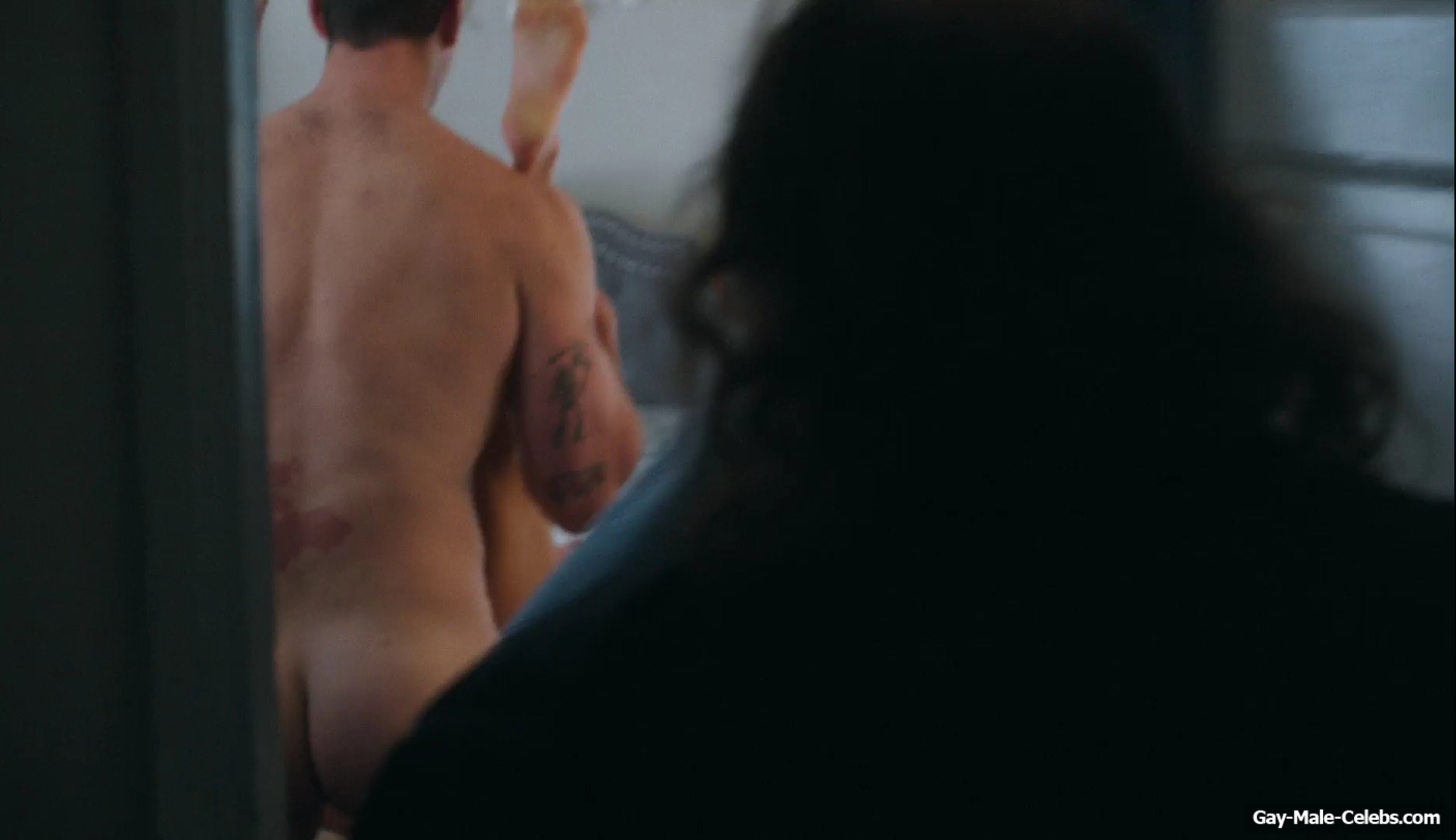 Evan Mulrooney Nude and Exposed His Muscle Ass in Tires