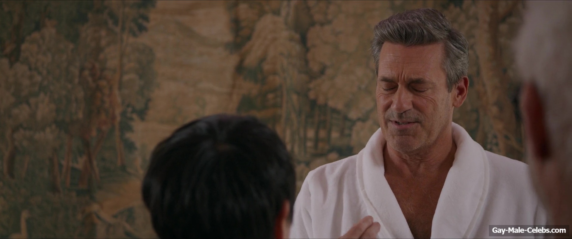 Jon Hamm Shirtless Shower Scenes in Gail Daughtry and the Celebrity Sex Pass