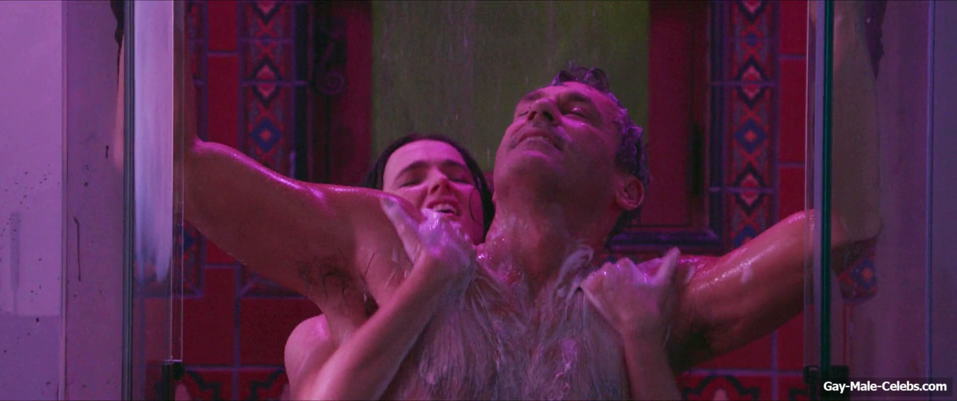 Jon Hamm Shirtless Shower Scenes in Gail Daughtry and the Celebrity Sex Pass