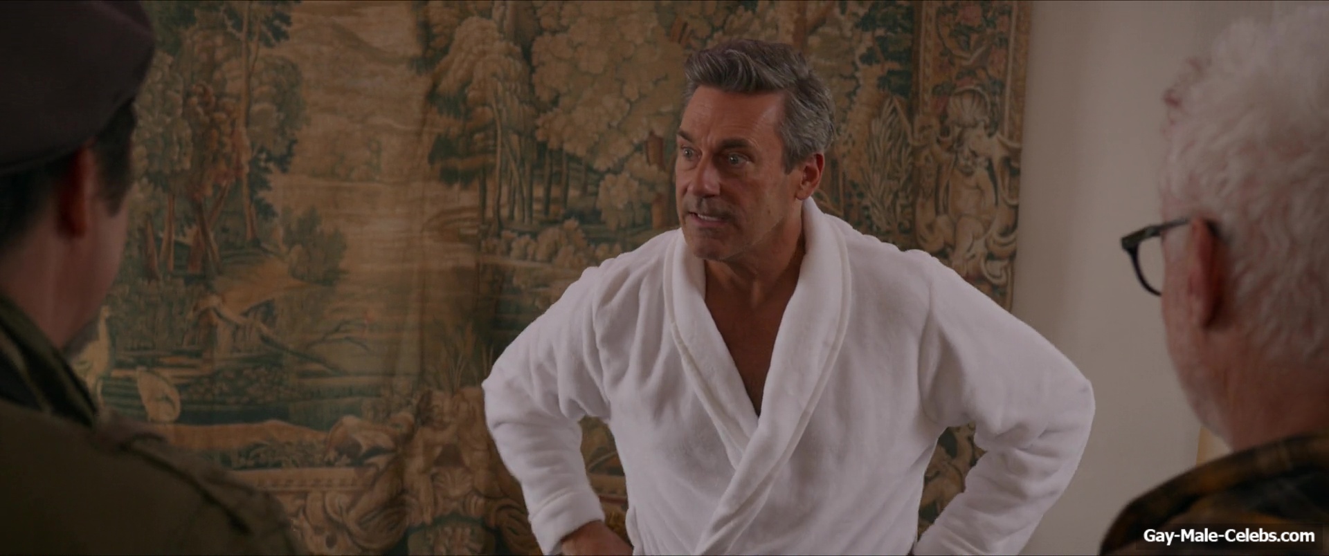 Jon Hamm Shirtless Shower Scenes in Gail Daughtry and the Celebrity Sex Pass