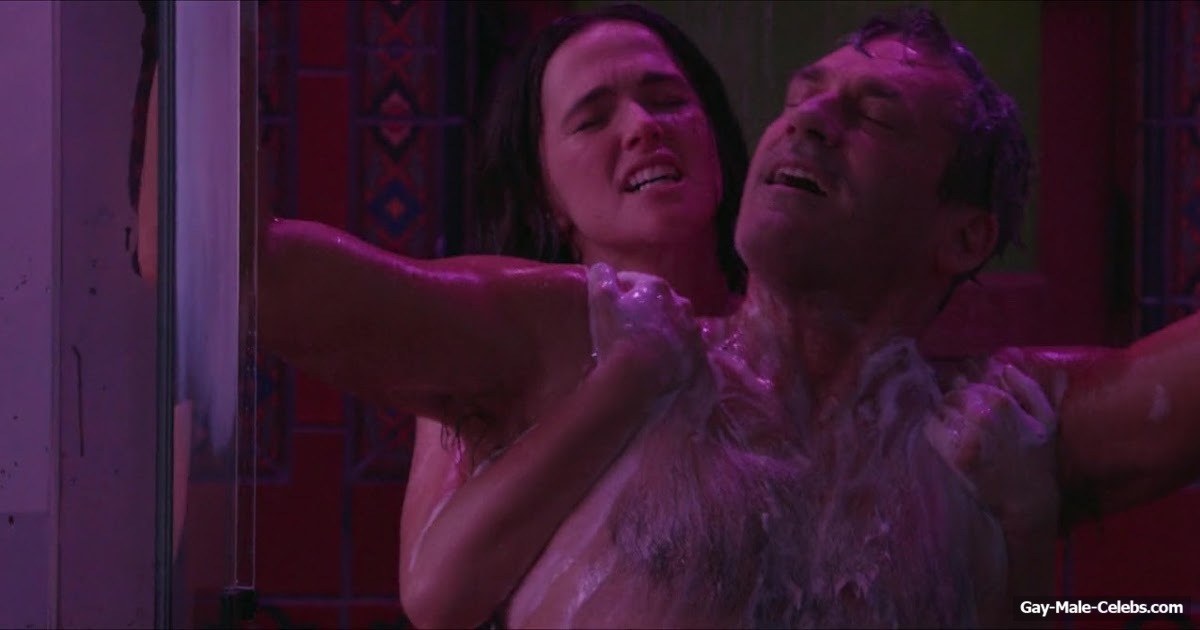 Jon Hamm Shirtless Shower Scenes in Gail Daughtry and the Celebrity Sex Pass