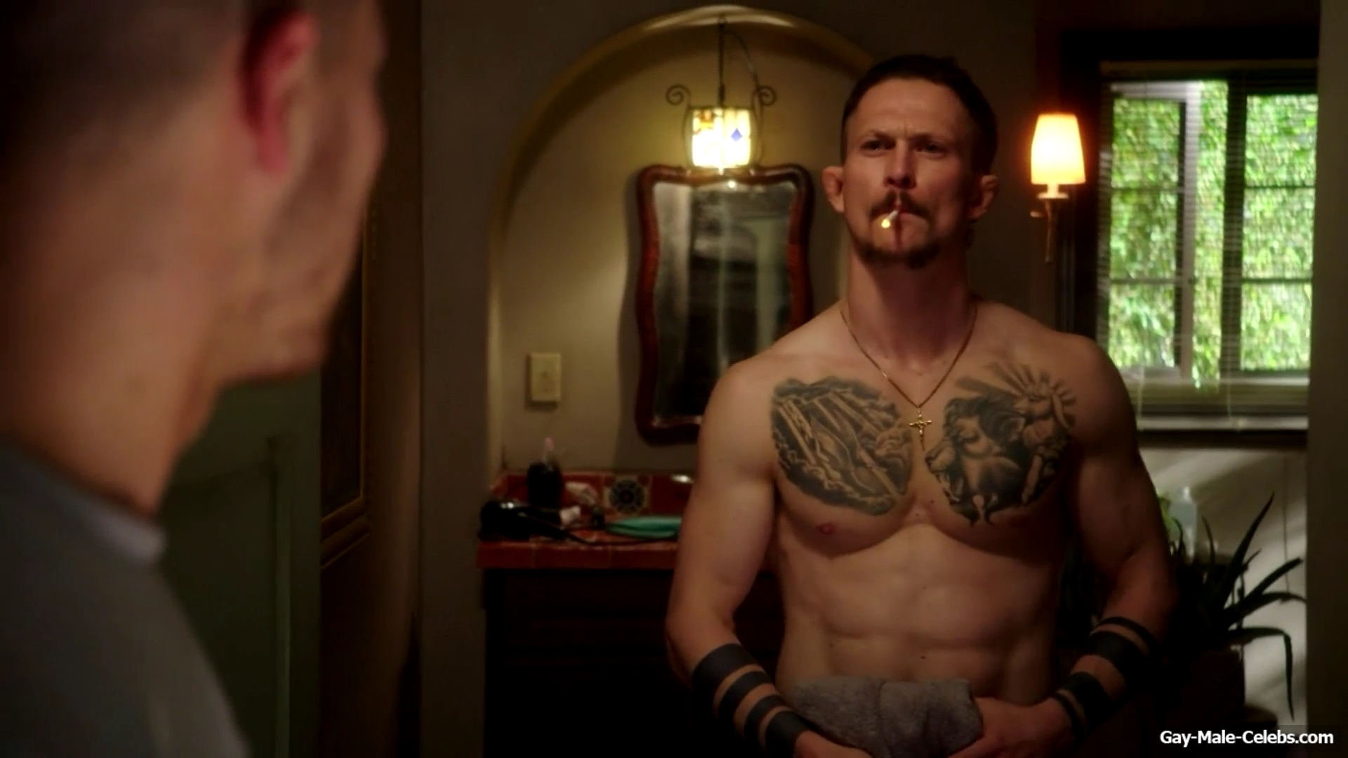 Jonathan Tucker Nude Tight Ass Scenes in Kingdom