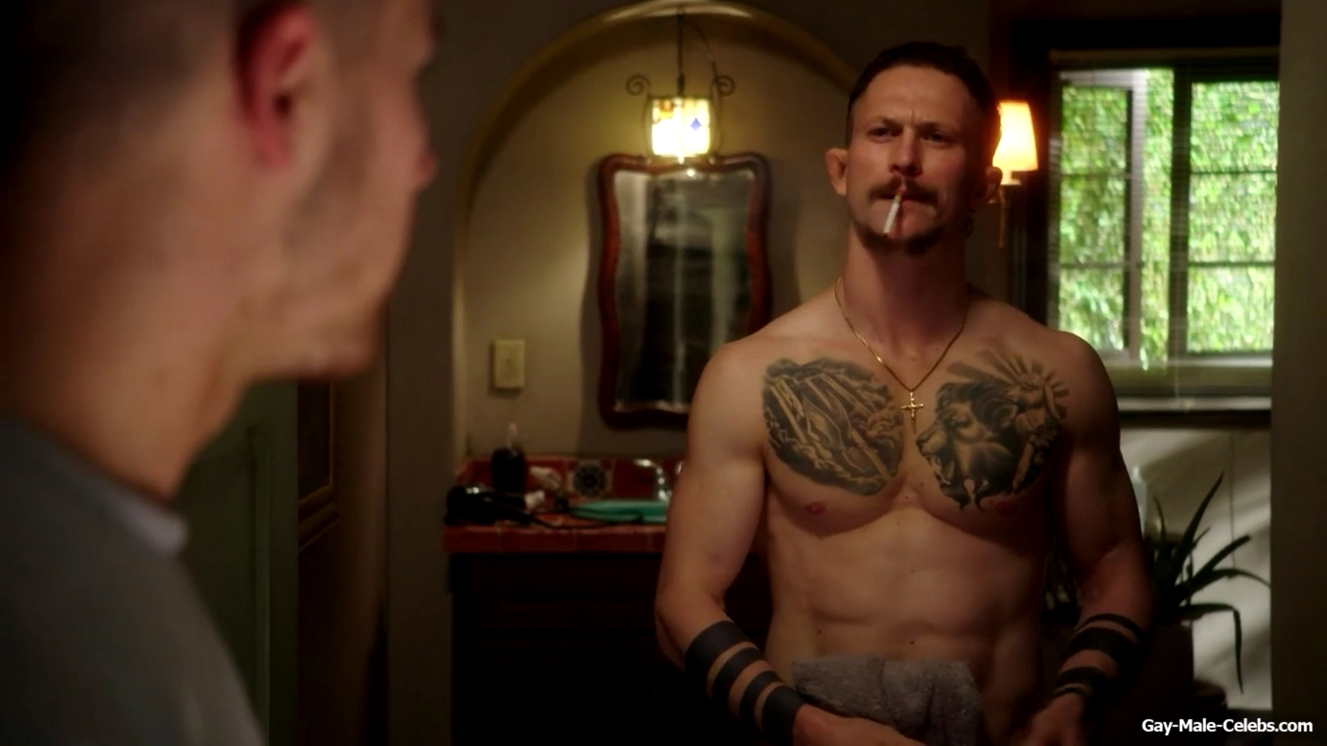 Jonathan Tucker Nude Tight Ass Scenes in Kingdom