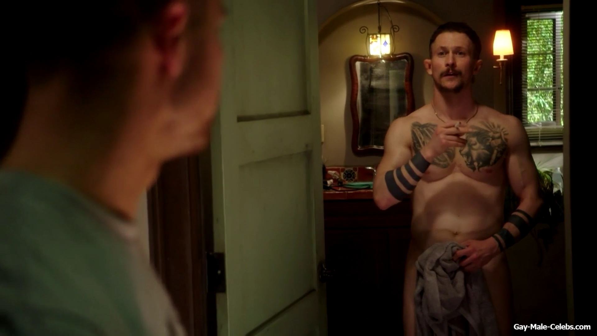 Jonathan Tucker Nude Tight Ass Scenes in Kingdom