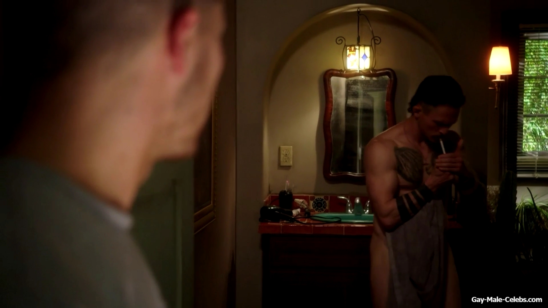Jonathan Tucker Nude Tight Ass Scenes in Kingdom