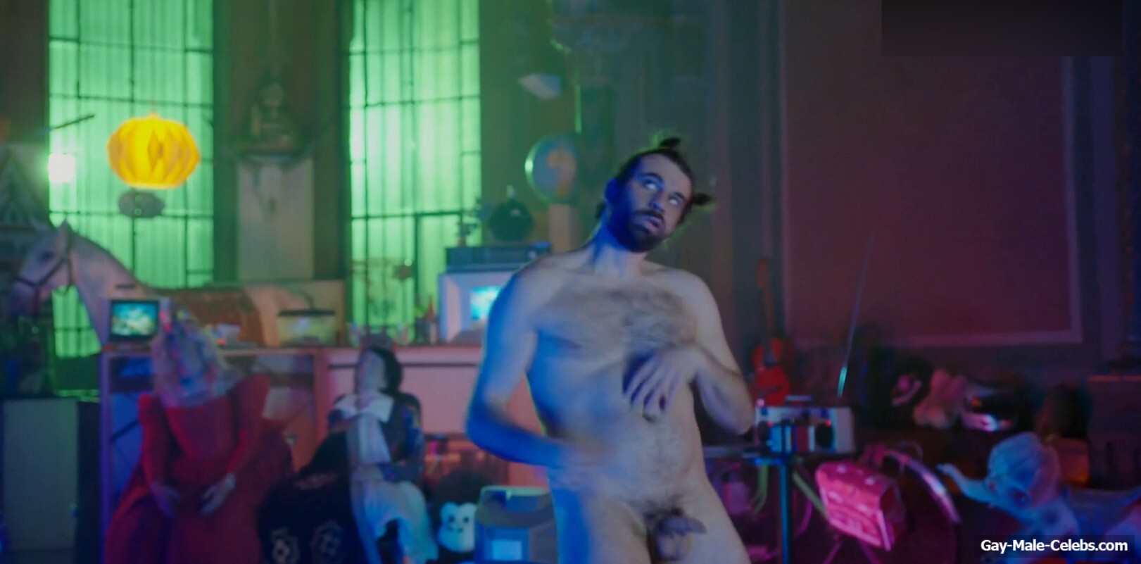 Kaspar Locher Frontal Nude Scenes in Dogs Of Madness