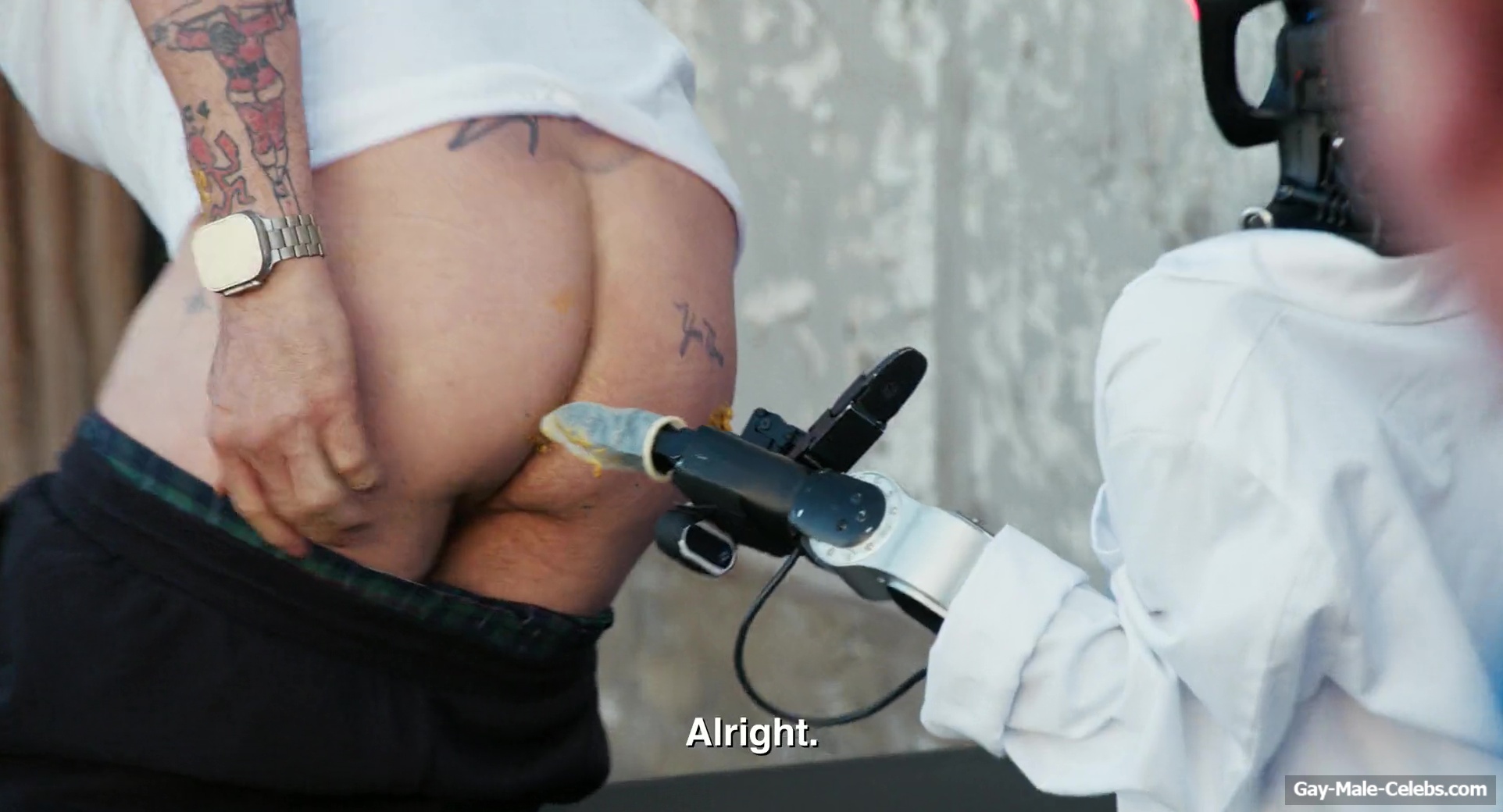 Steve-O Frontal Nude and Anal Fingering Scene in Jackass Best And Last