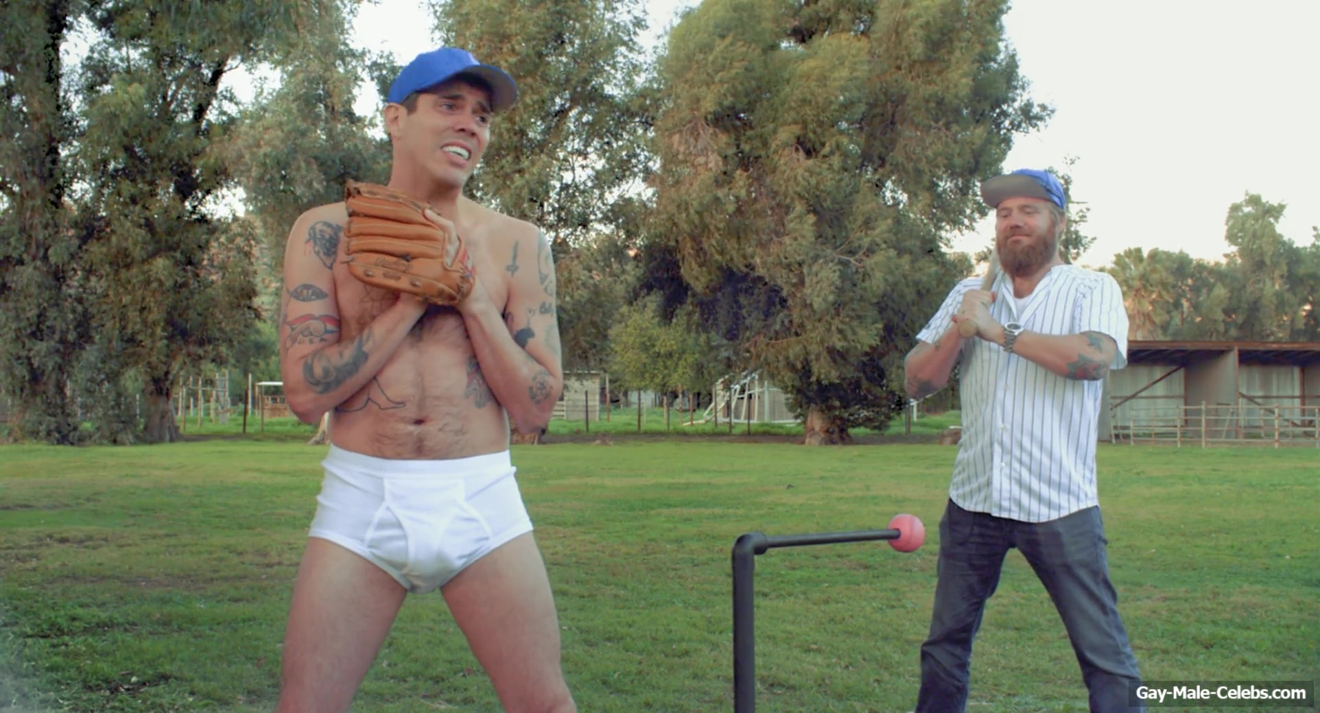 Steve-O Frontal Nude and Anal Fingering Scene in Jackass Best And Last