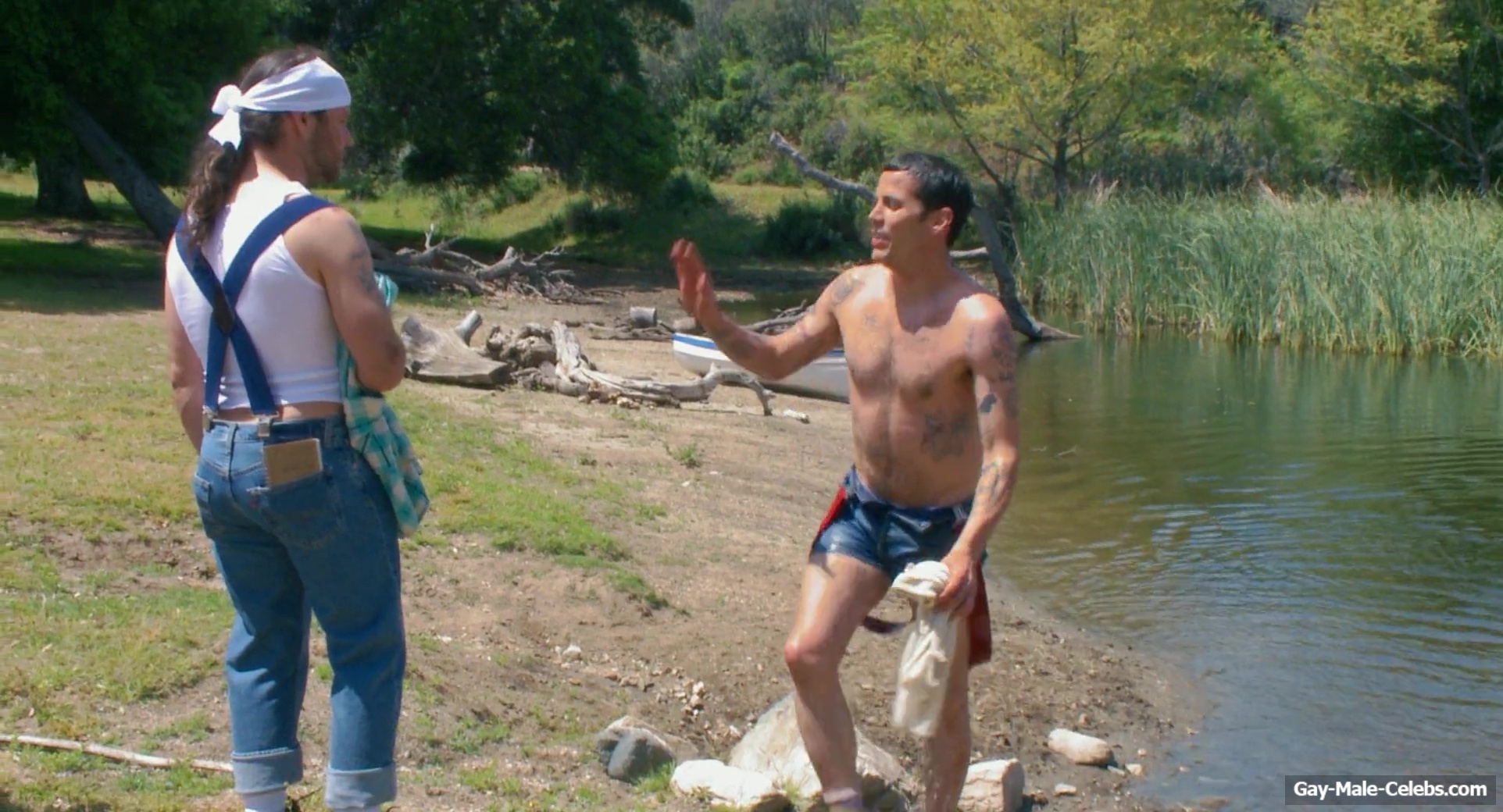 Steve-O Frontal Nude and Anal Fingering Scene in Jackass Best And Last