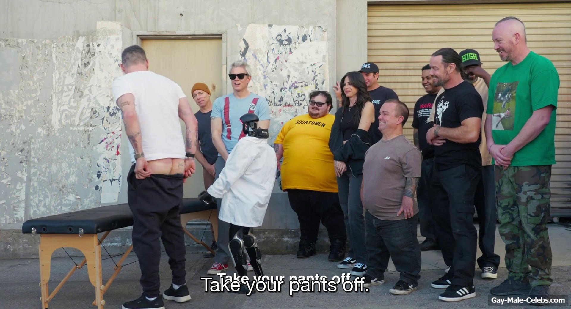 Steve-O Frontal Nude and Anal Fingering Scene in Jackass Best And Last