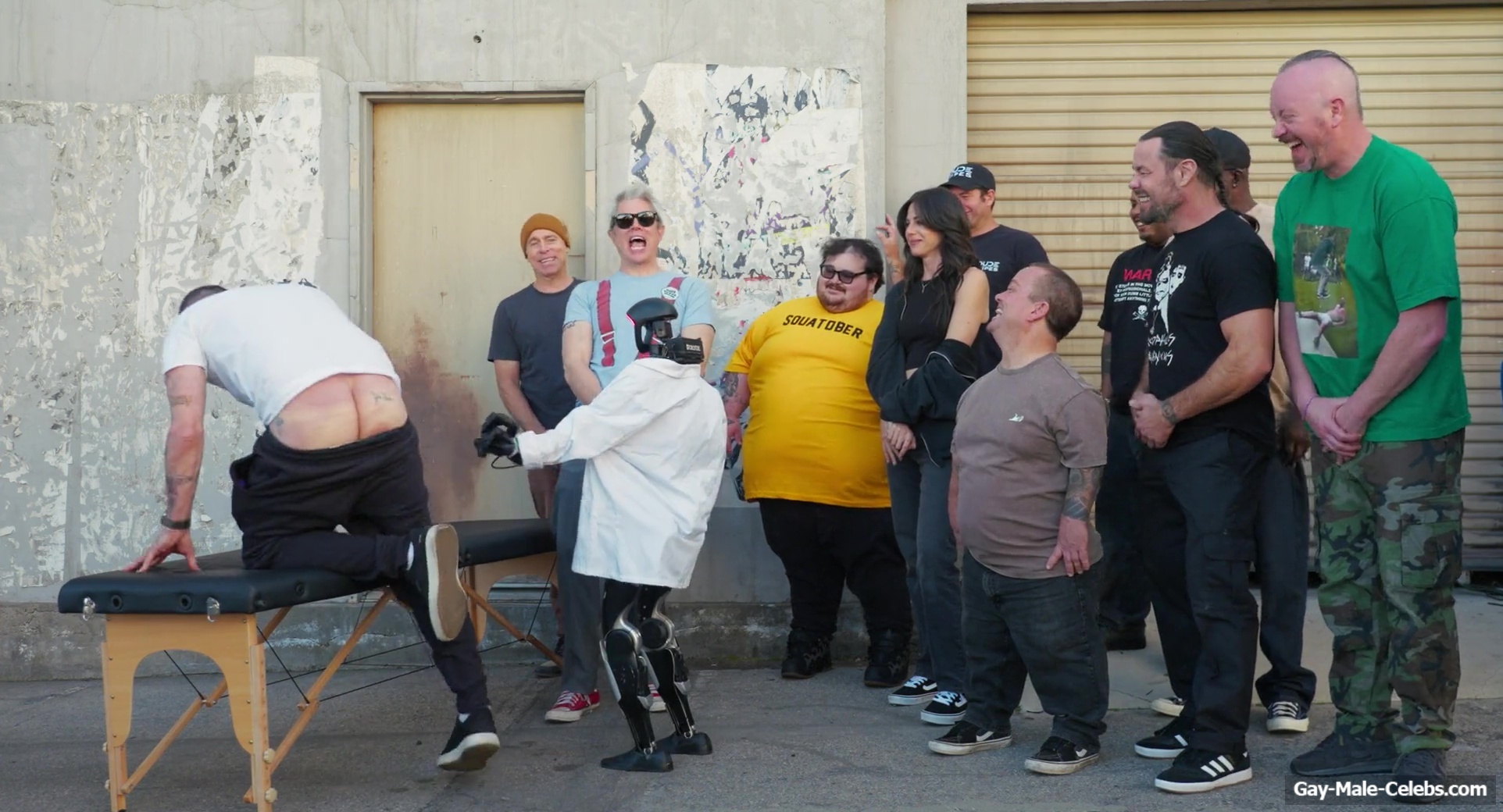 Steve-O Frontal Nude and Anal Fingering Scene in Jackass Best And Last