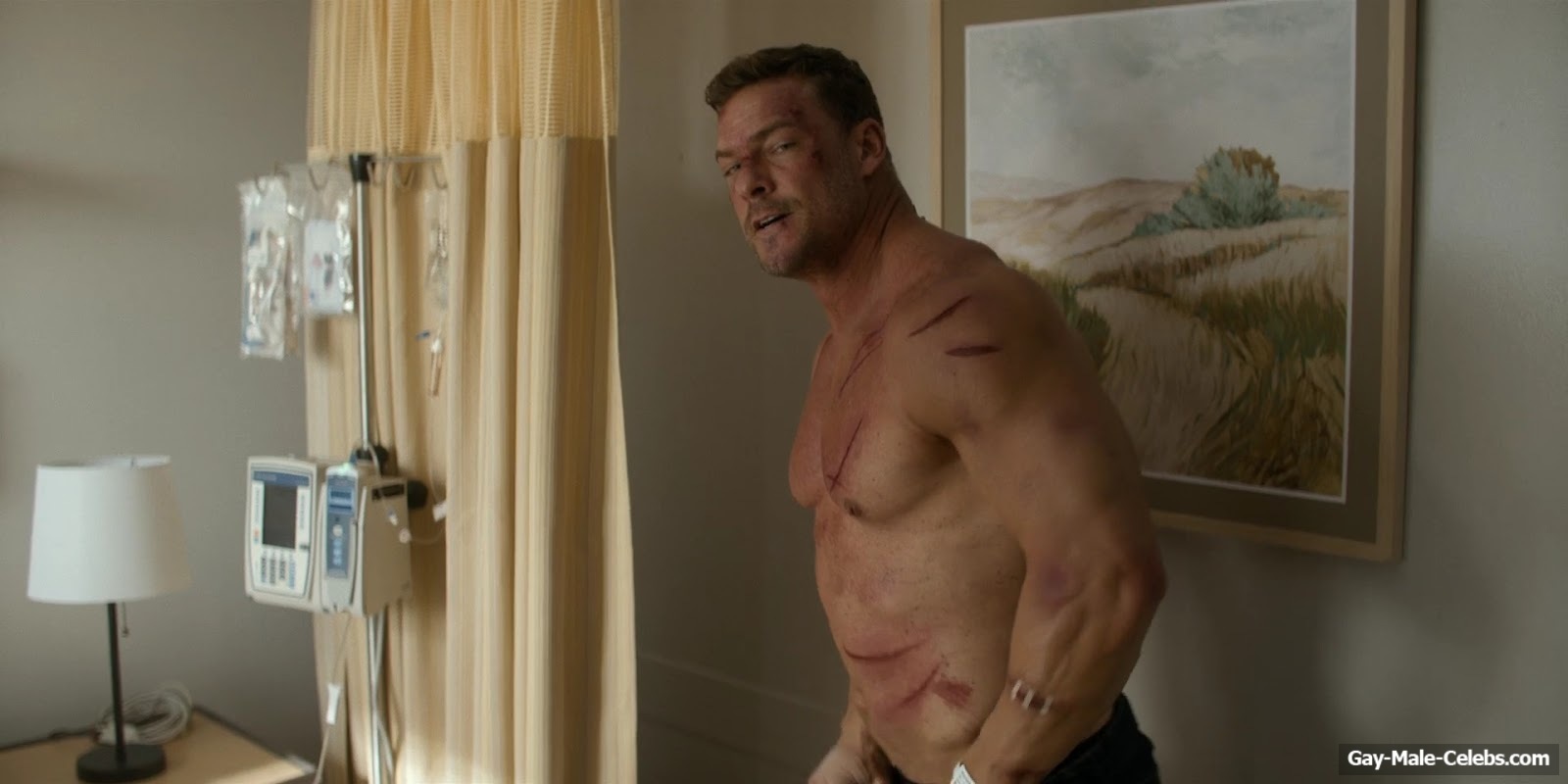 Alan Ritchson Exposed Bare Ass in Reacher
