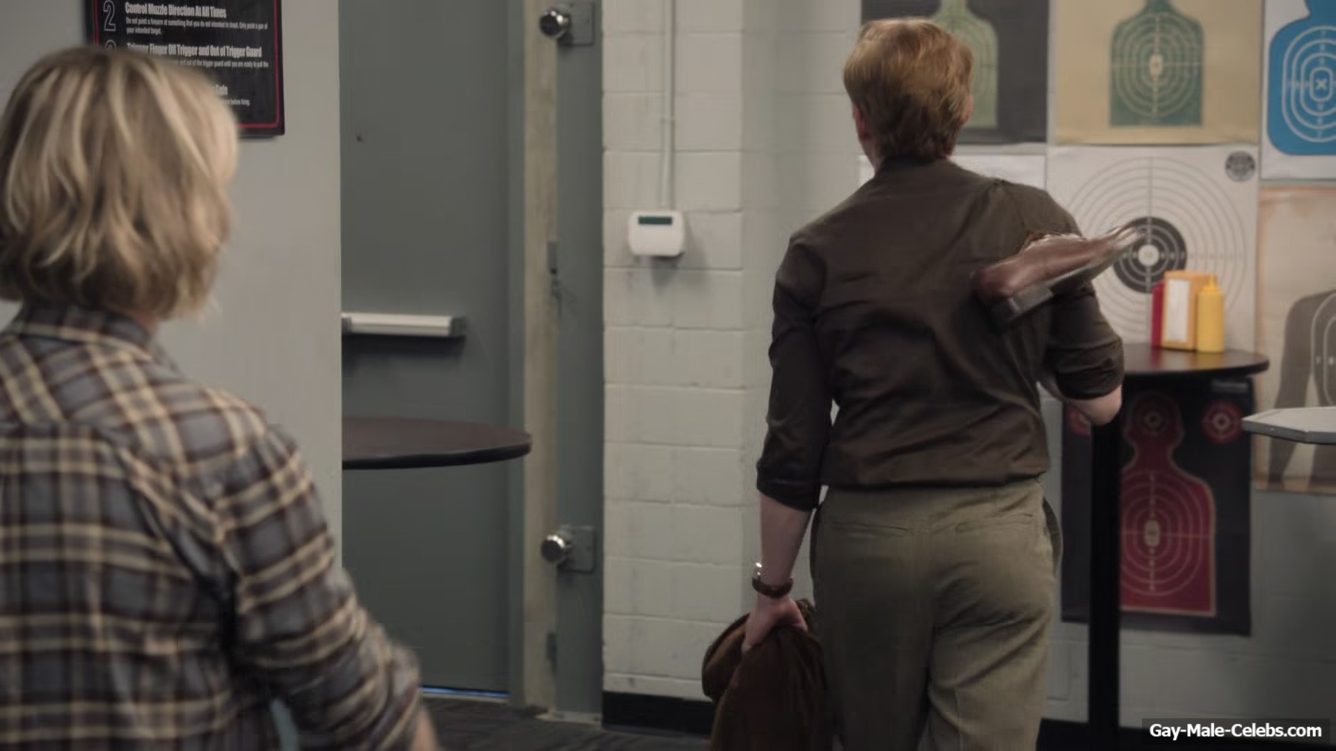 Domhnall Gleeson Bare Butt Scenes in The Paper