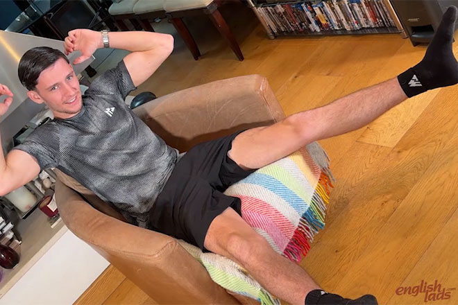 Young Lean Lad’s 1st Ever Manhandling his Rock Hard Uncut Cock Squirts Cum!
