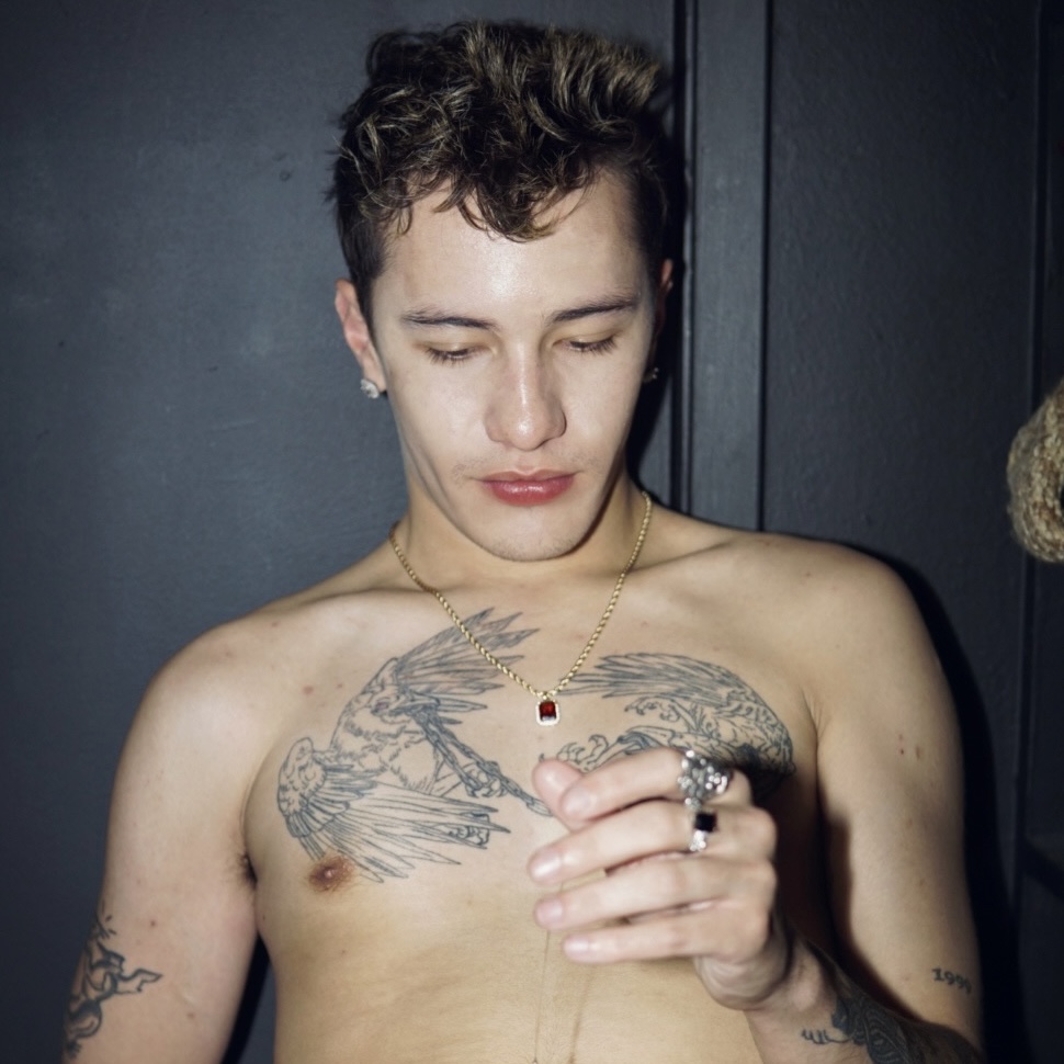 Aaron Robinson: The Tattooed Punk Twink Dropping His Pants in His Bedroom