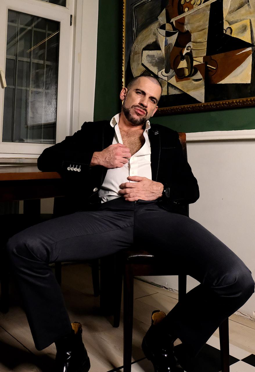 Bartek Bialy: In a Suit, He Takes Out His Cock and Watches You Take It