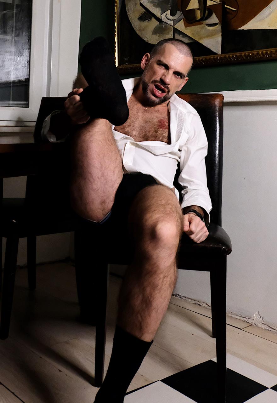 Bartek Bialy: In a Suit, He Takes Out His Cock and Watches You Take It