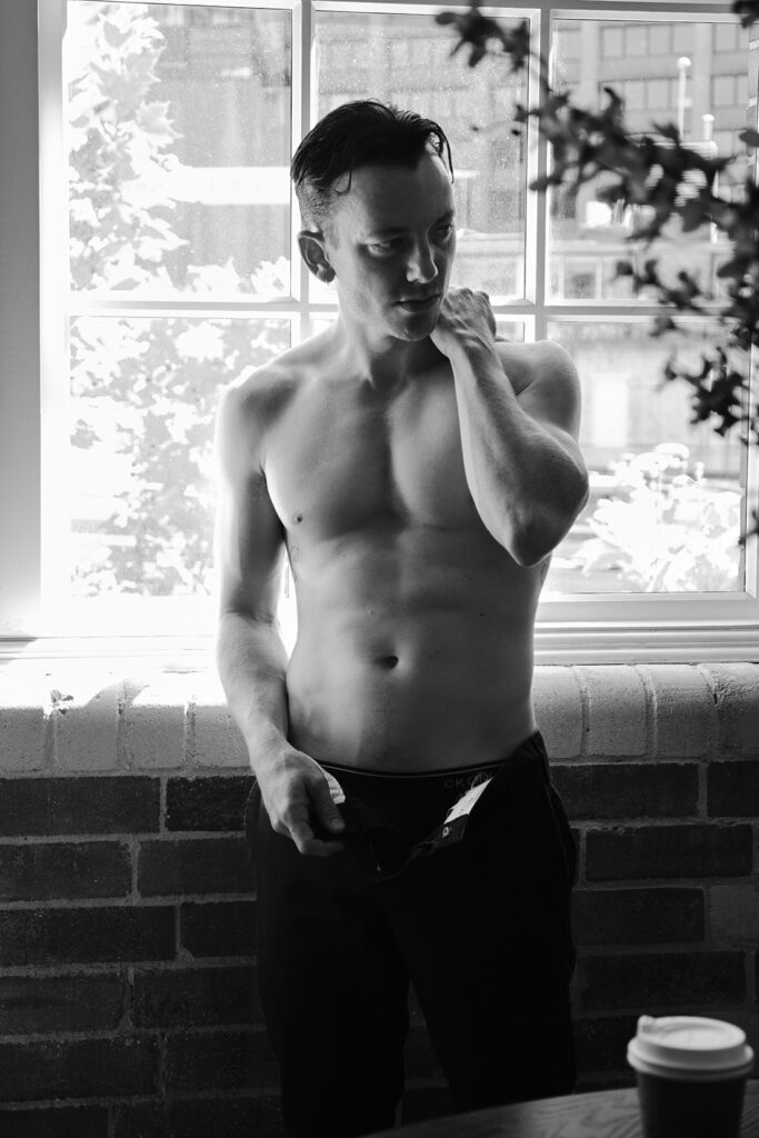 Charlie D.: Coffee, CK Briefs and Big Dick by the Window