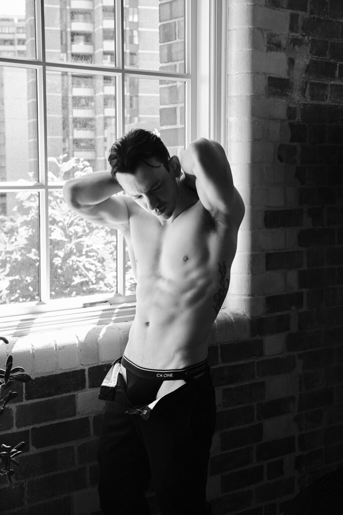 Charlie D.: Coffee, CK Briefs and Big Dick by the Window