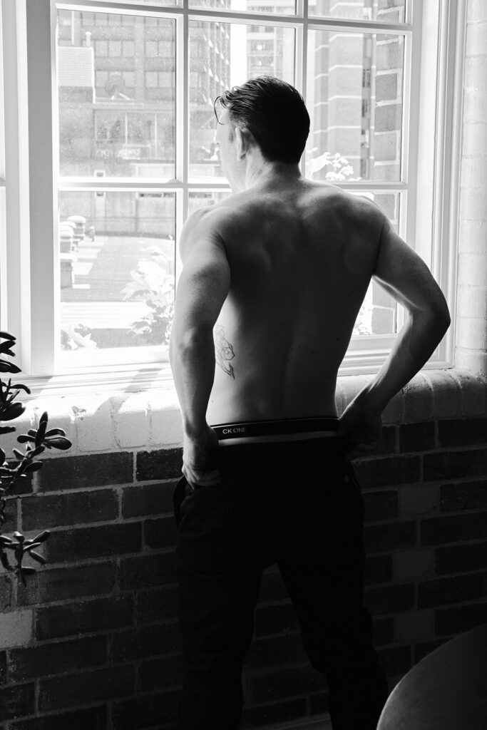Charlie D.: Coffee, CK Briefs and Big Dick by the Window