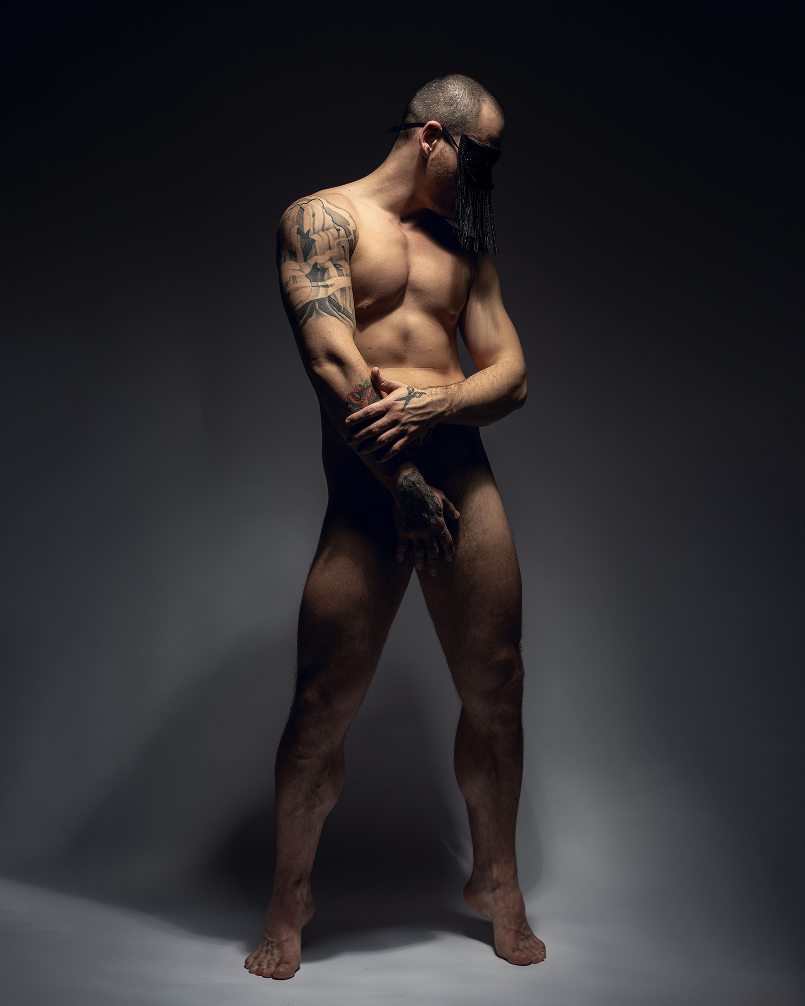 Cody, the handsome tattooed male — raw, sexy, untamable