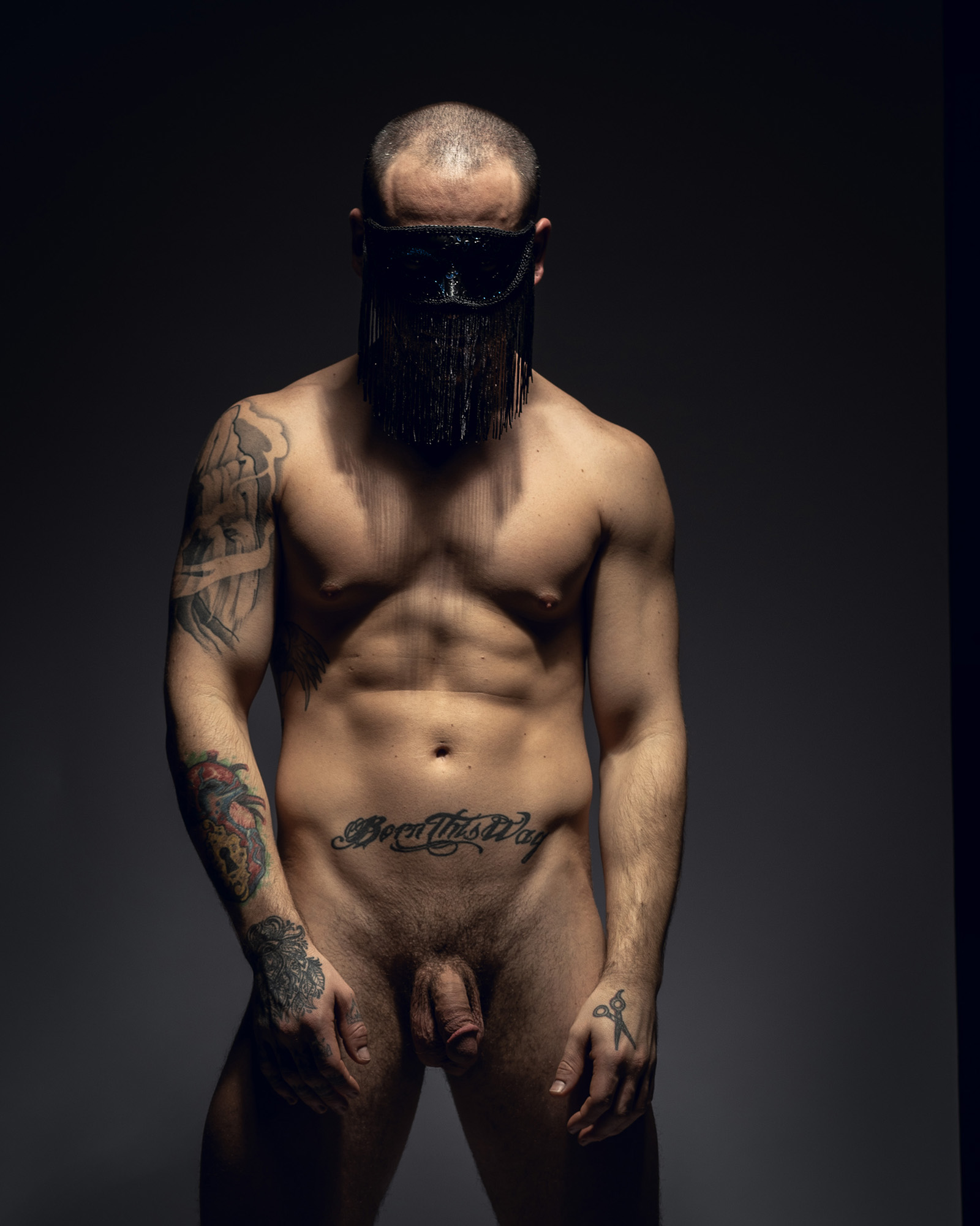 Cody, the handsome tattooed male — raw, sexy, untamable