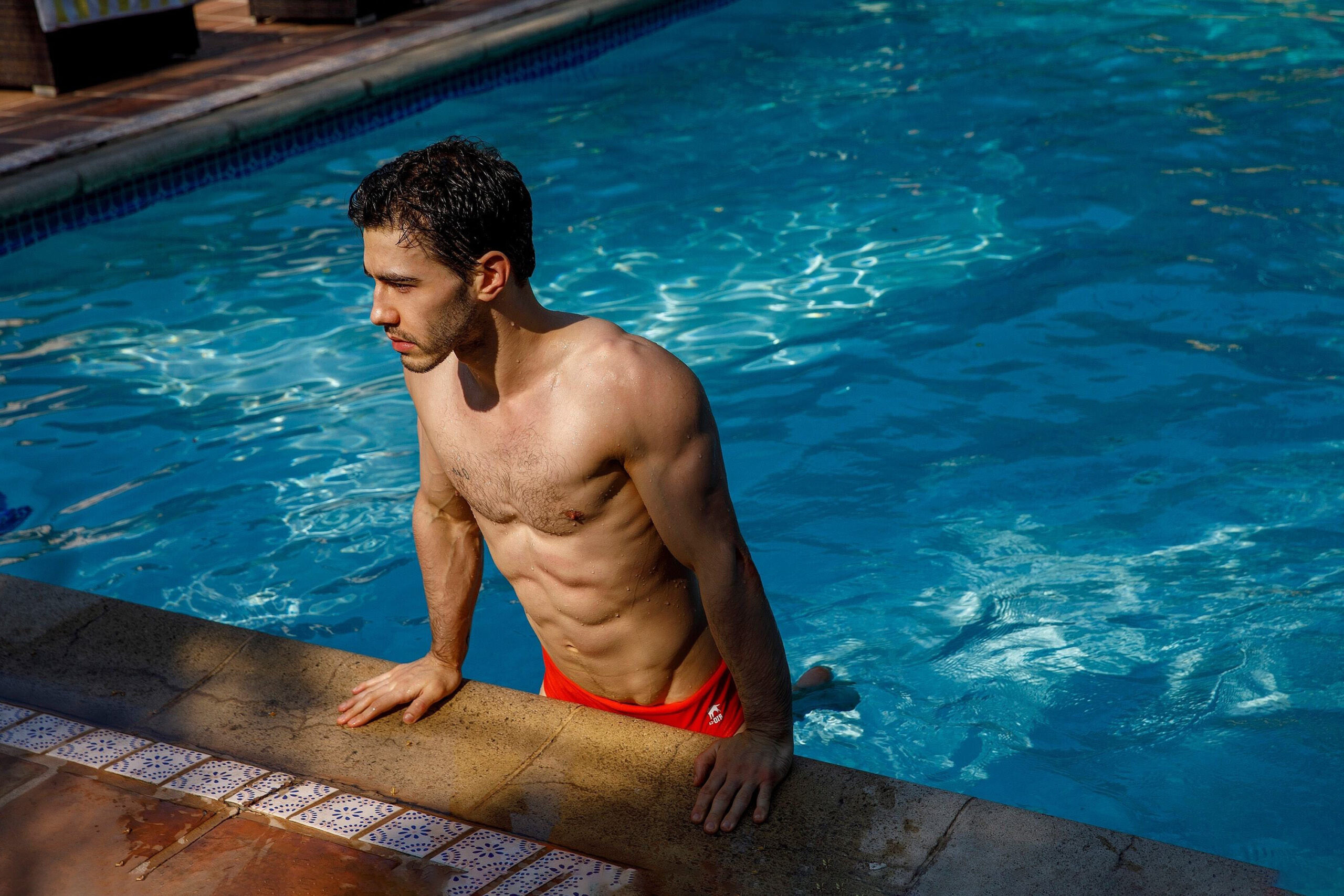 Dominic, the Seductive Poolboy